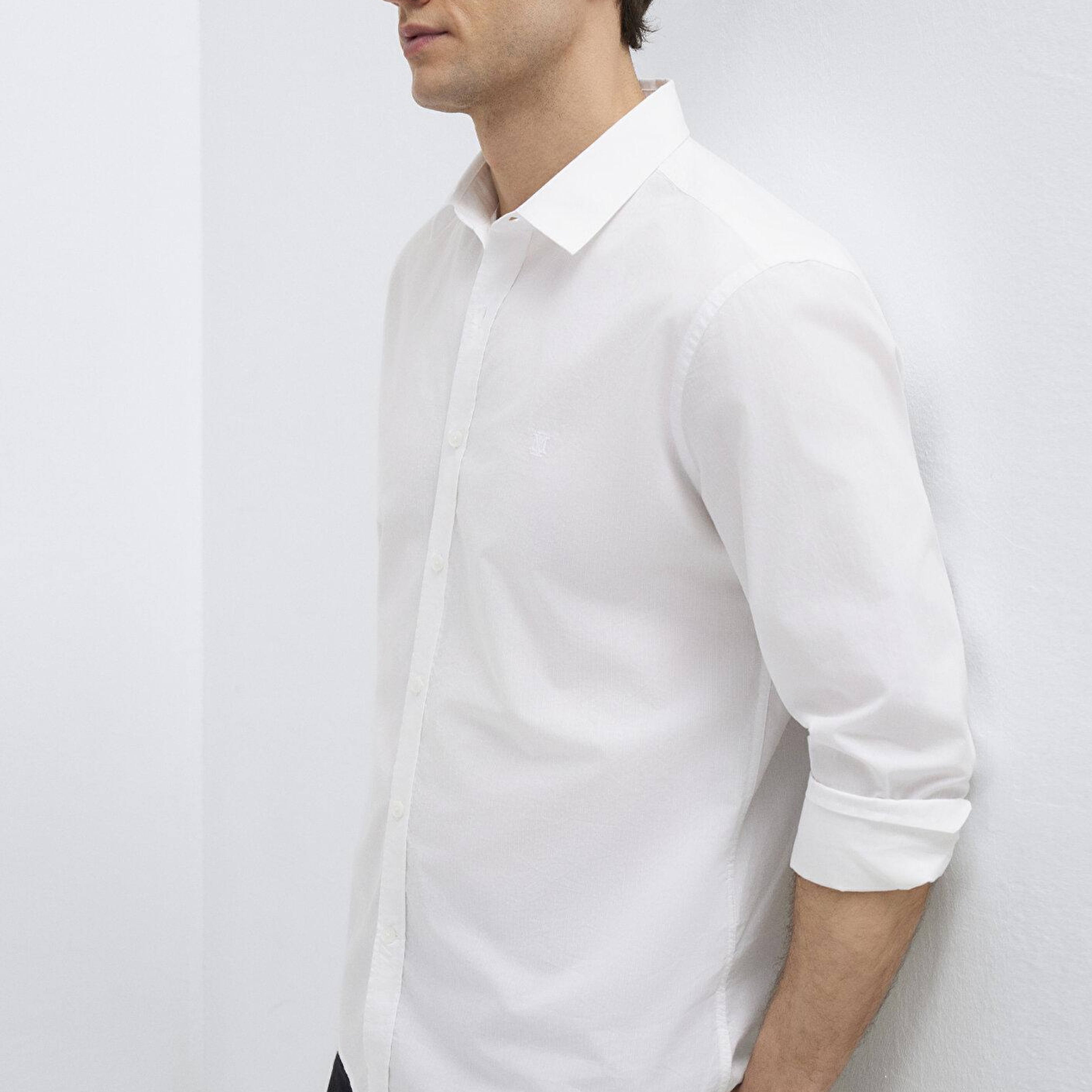 Mavi Beyaz Gömlek Regular Fit / Normal Kesim 0212011-620