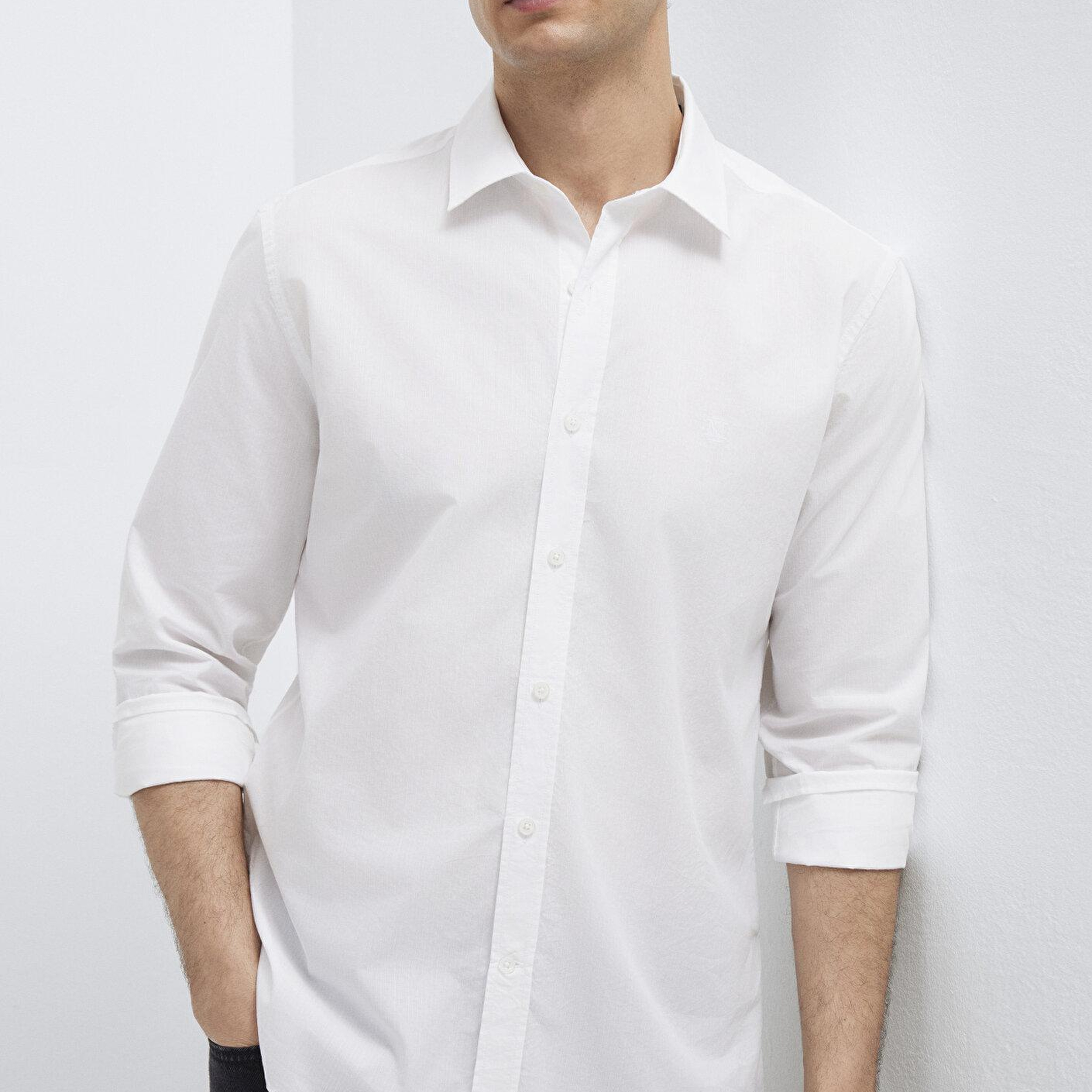Mavi Beyaz Gömlek Regular Fit / Normal Kesim 0212011-620