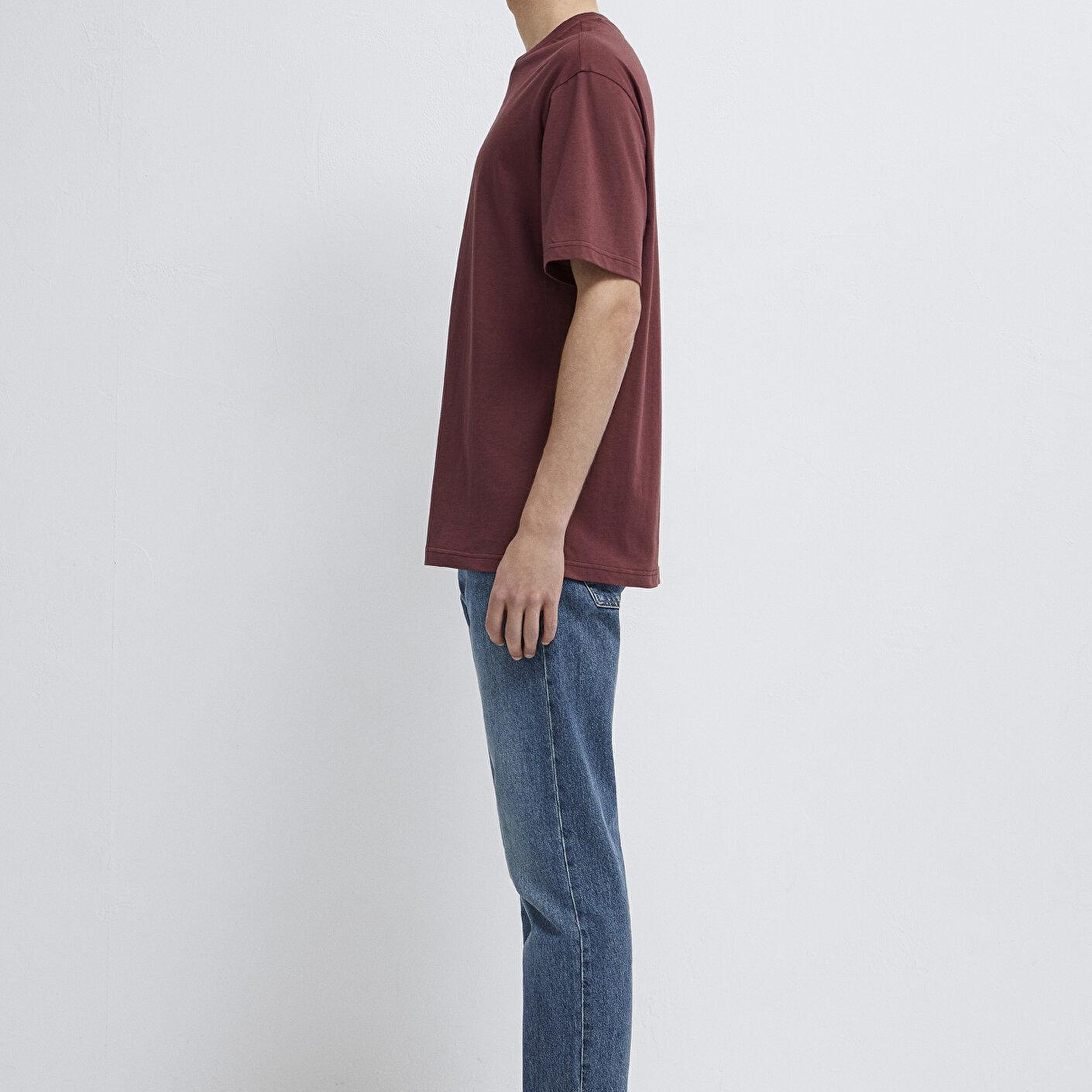 Mavi 3lü Erkek Basic Tişört Loose Fit / Bol Rahat Kesim 0612315-70219