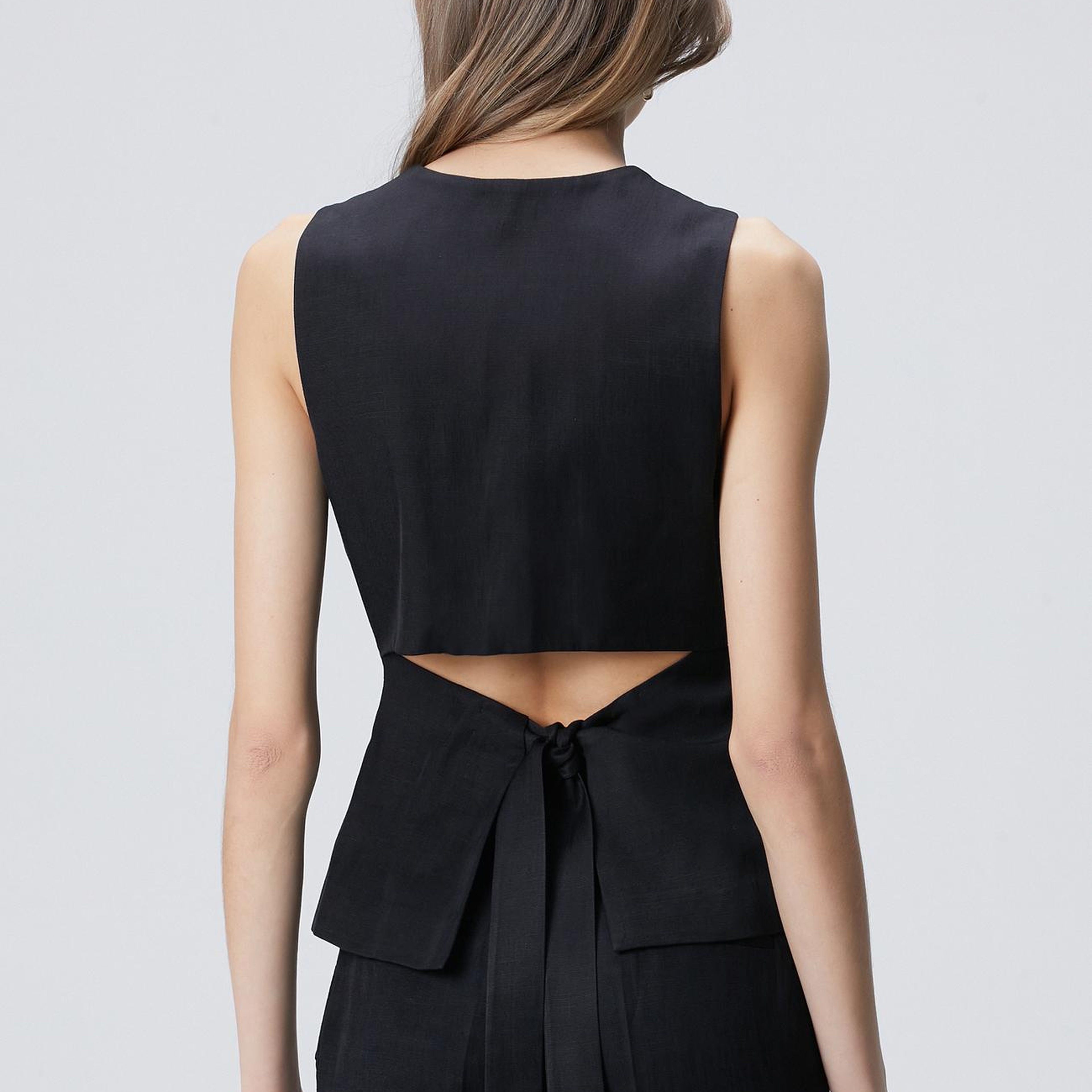 Network Kadın Siyah Viscose Bluz