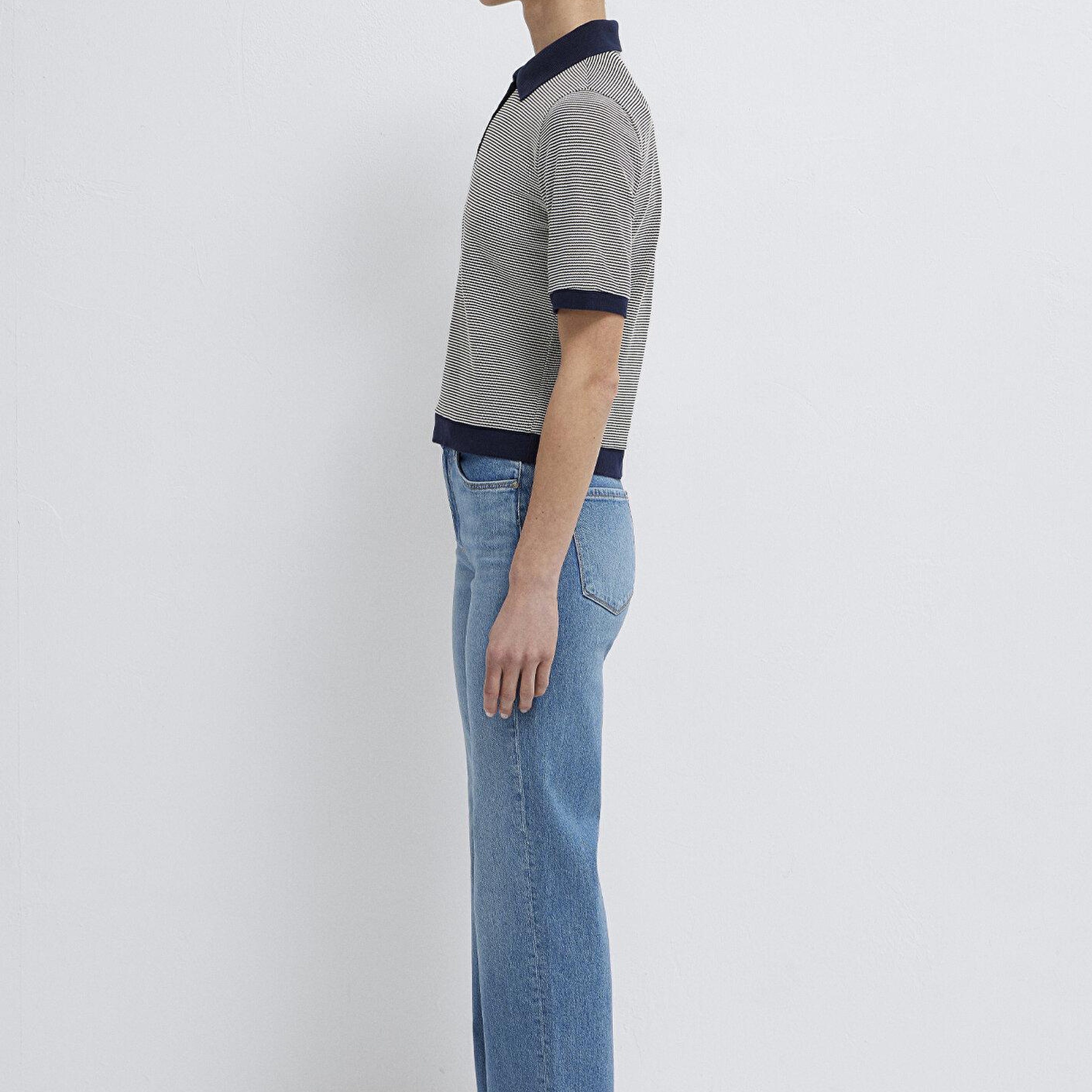 Mavi Lacivert Tişört Slim Fit / Dar Kesim 1614310-86625