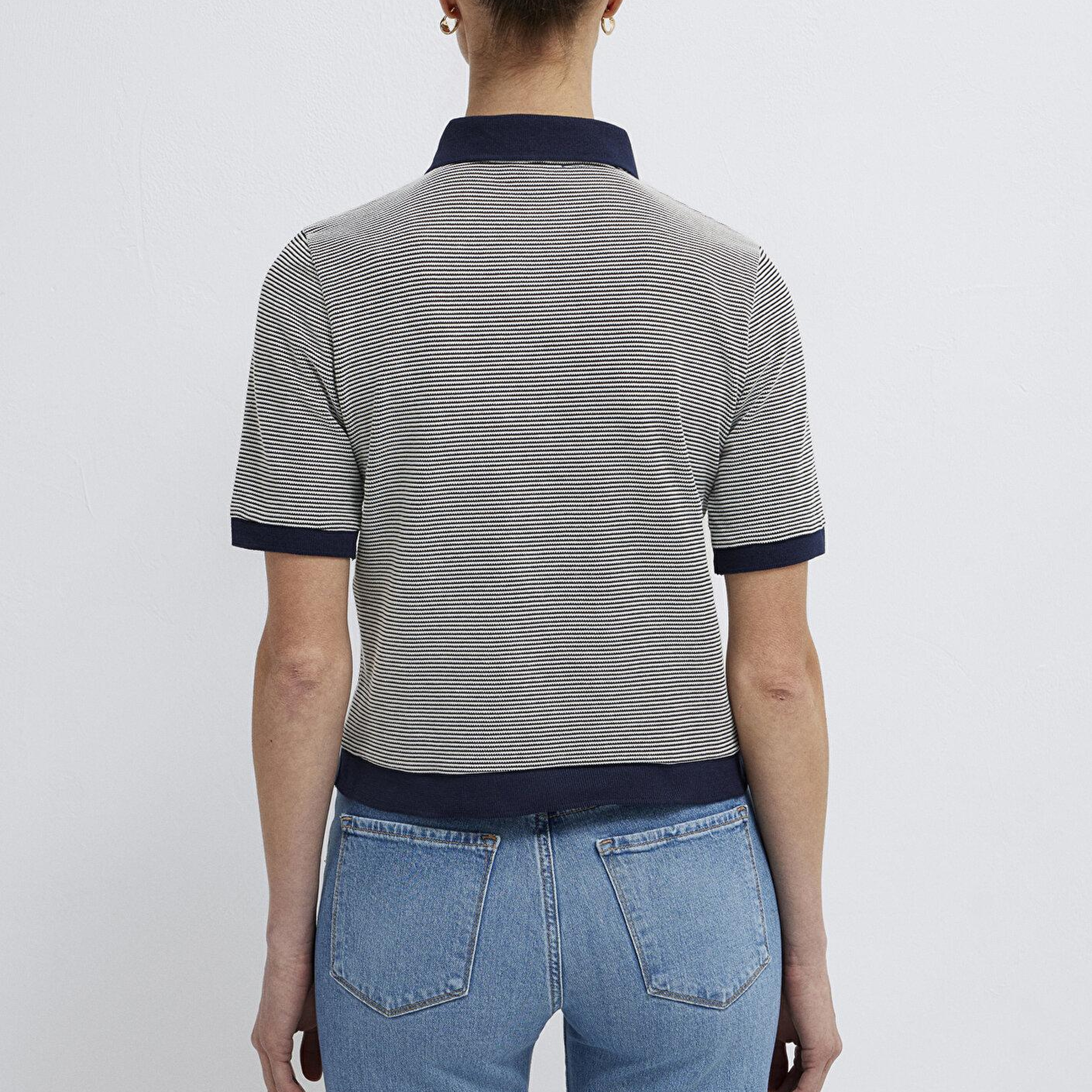 Mavi Lacivert Tişört Slim Fit / Dar Kesim 1614310-86625