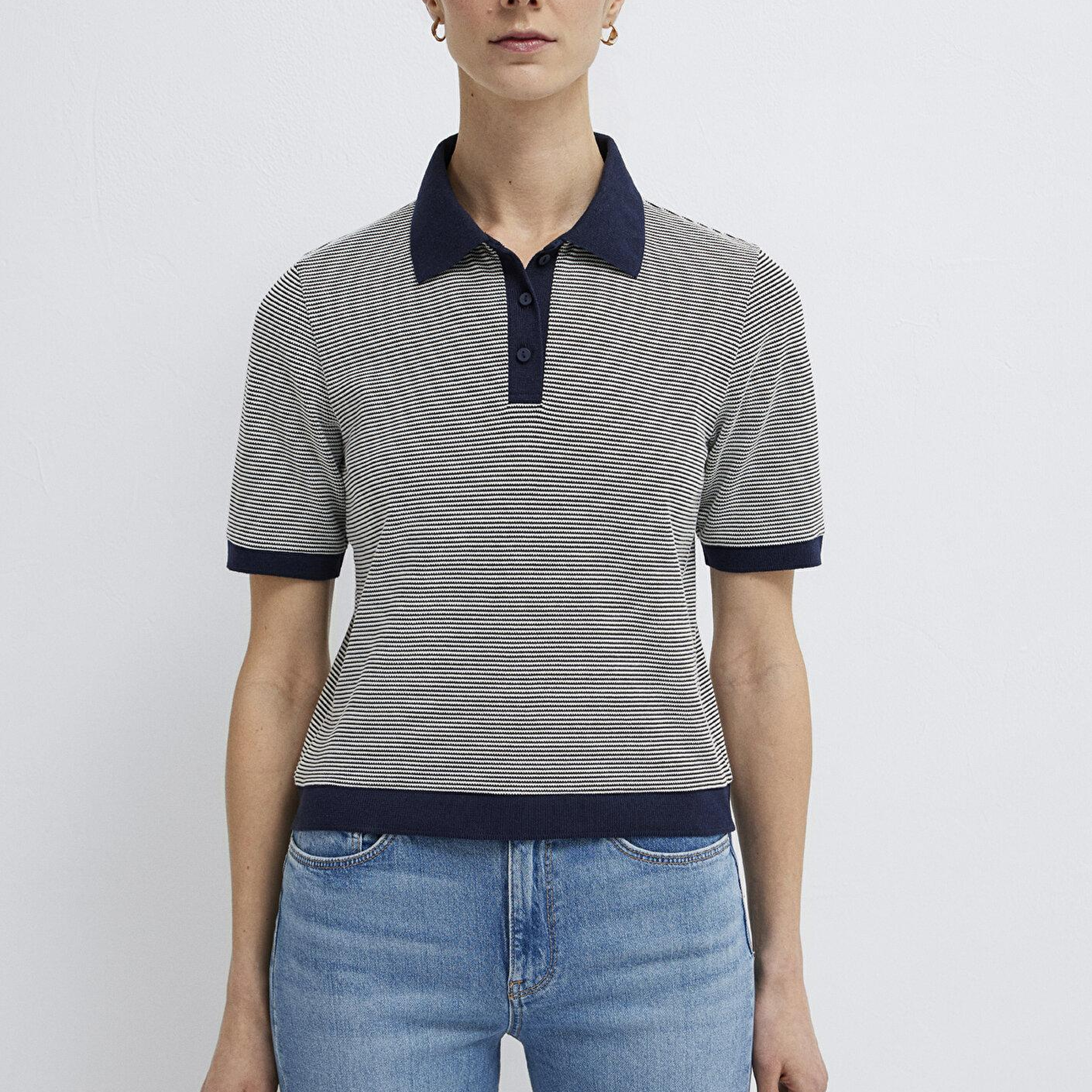Mavi Lacivert Tişört Slim Fit / Dar Kesim 1614310-86625