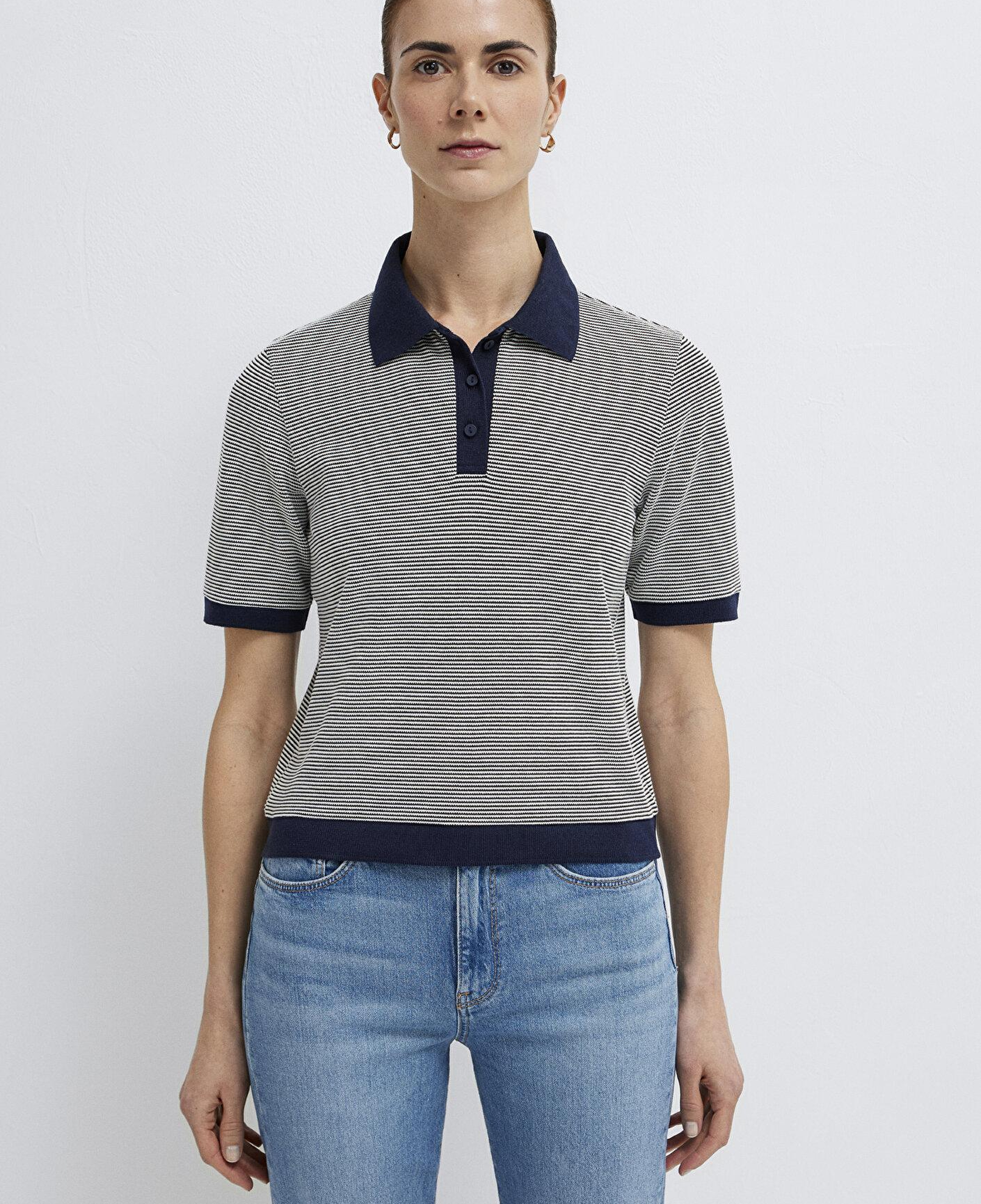 Mavi Lacivert Tişört Slim Fit / Dar Kesim 1614310-86625