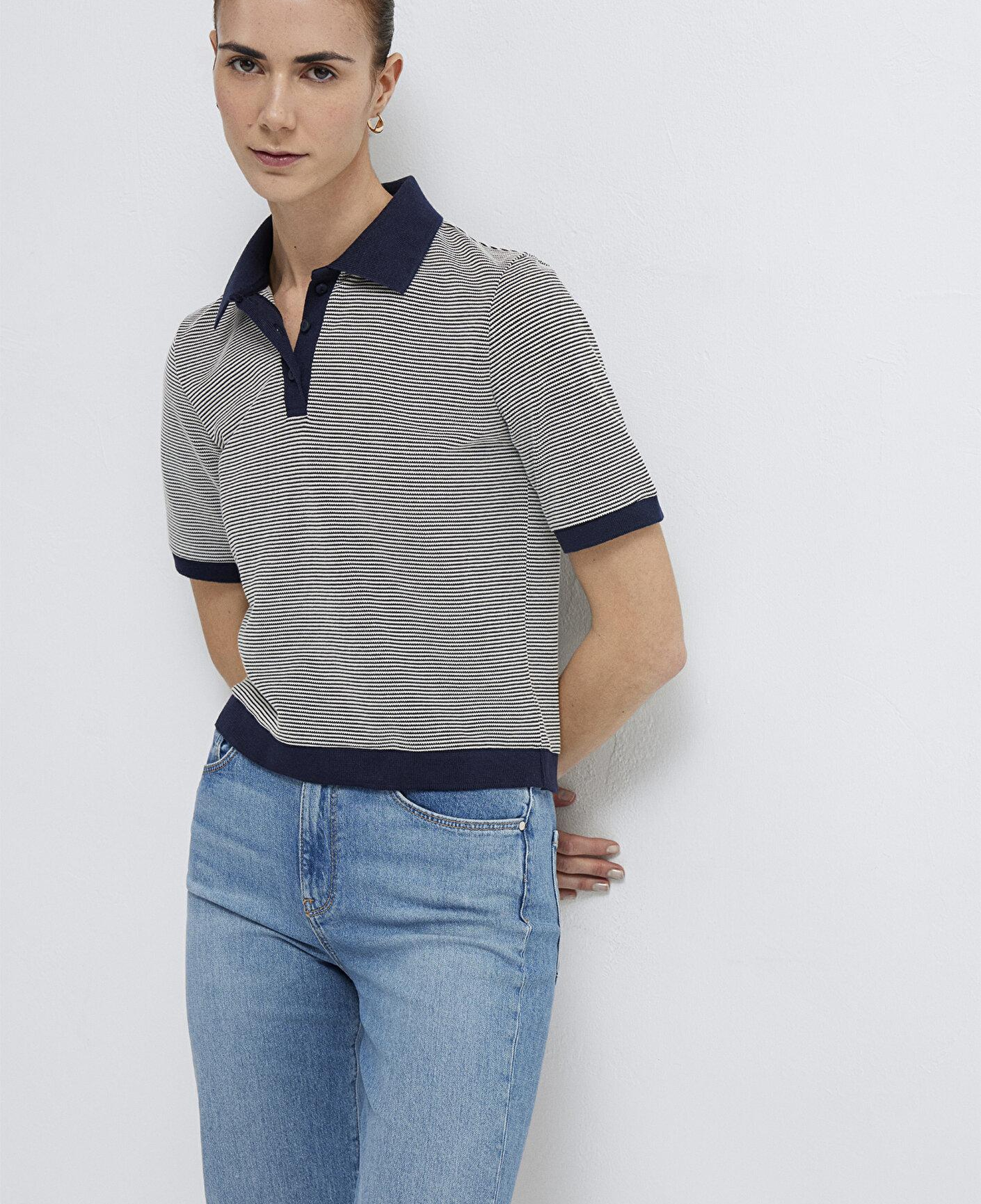 Mavi Lacivert Tişört Slim Fit / Dar Kesim 1614310-86625