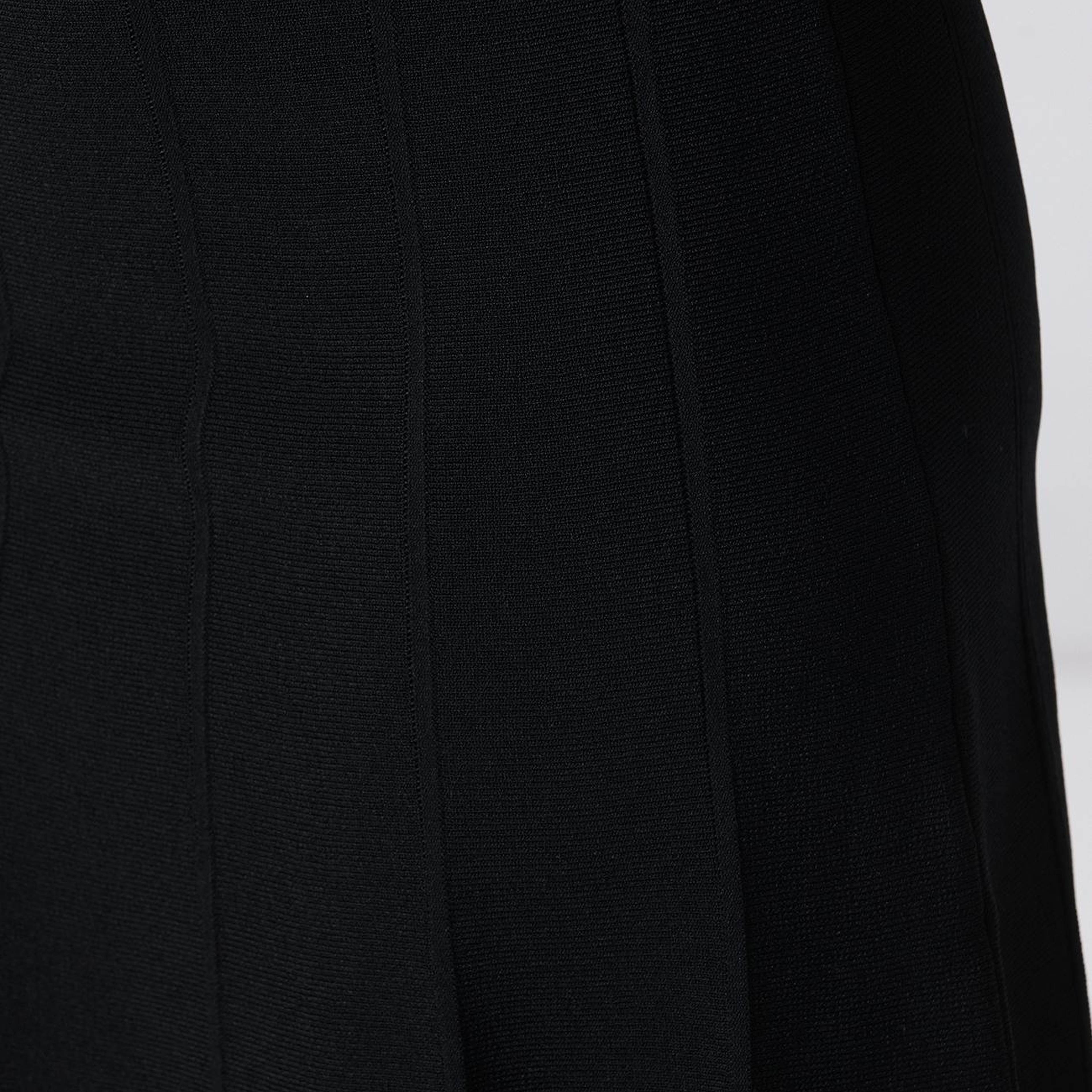 Network Kadın Siyah Jakar Detaylı Mini Rayon Etek