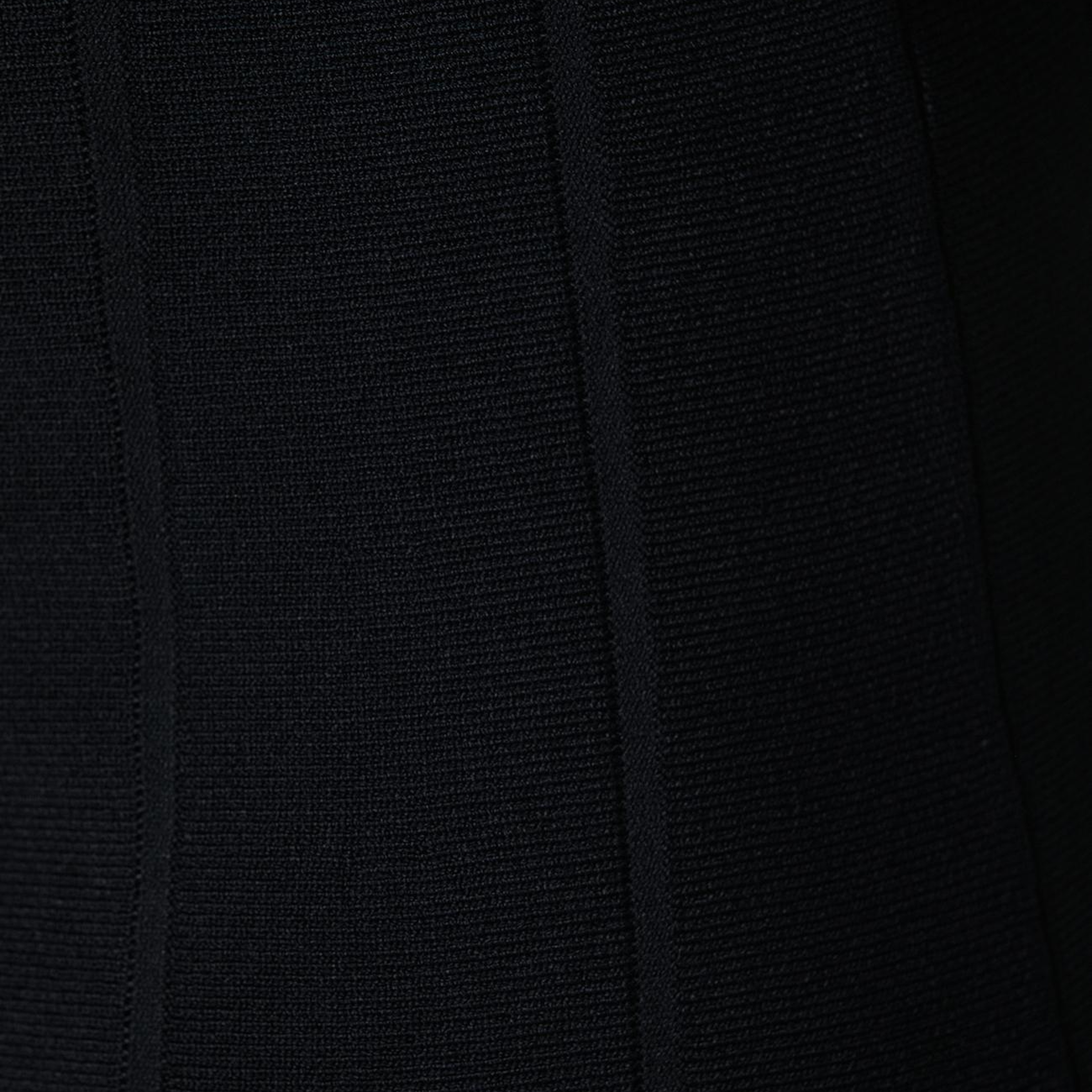 Network Kadın Siyah Jakar Detaylı Mini Rayon Etek