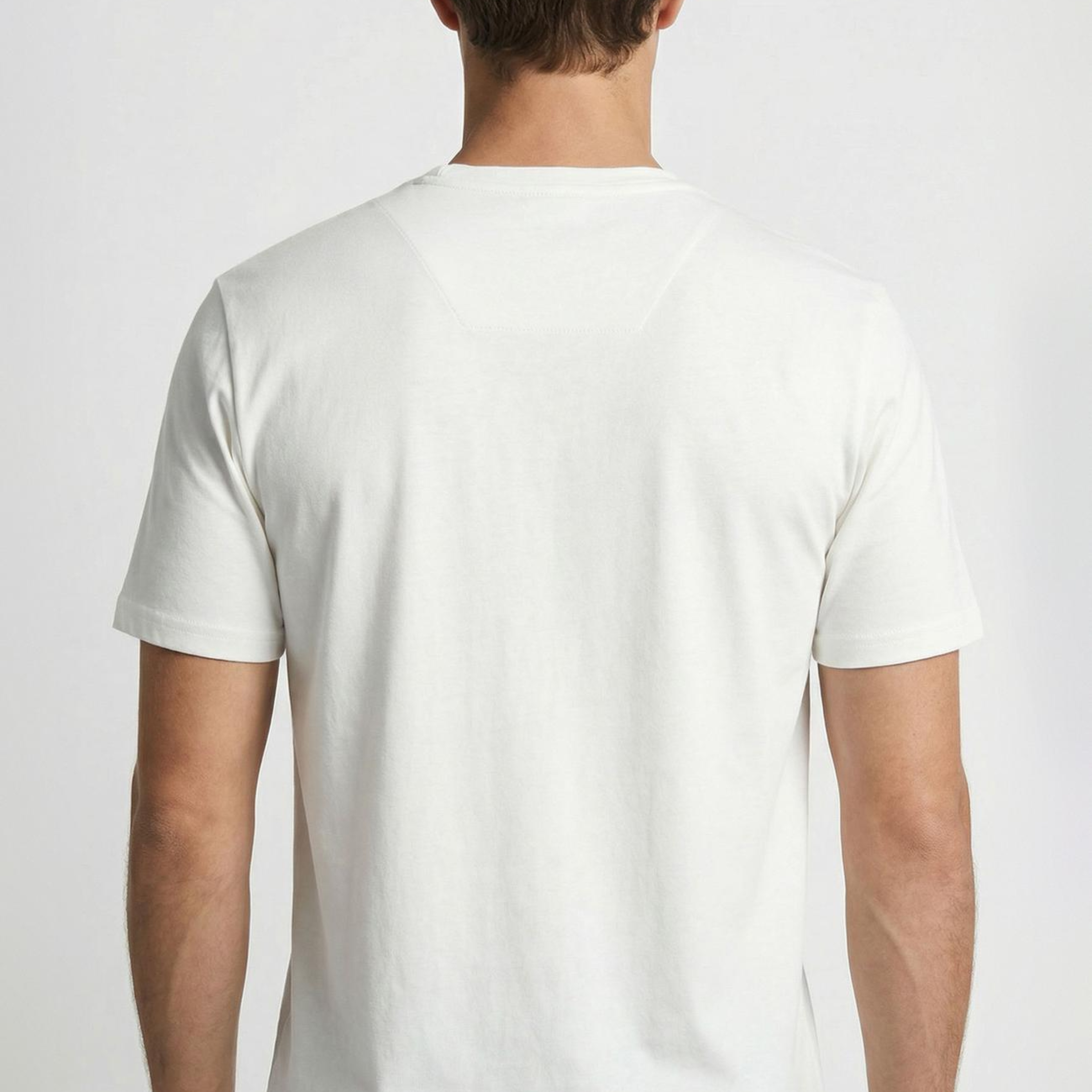 Network Erkek Ekru Pike Desen Basic T-shirt