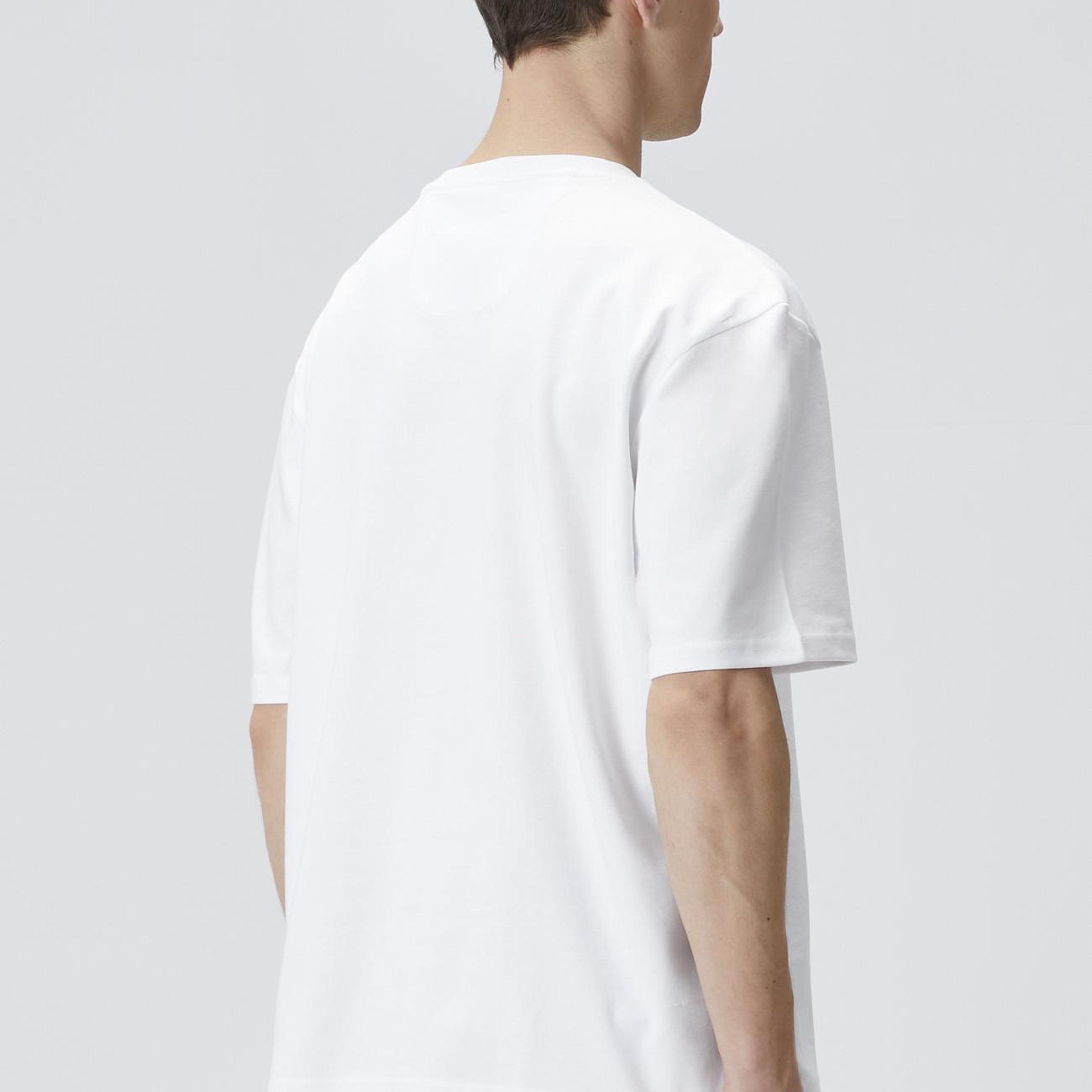 Network Erkek Comfort Fit Beyaz Bisiklet Yaka T-shirt