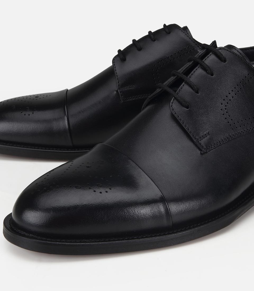 Erkek Deri Siyah Klasik Ayakkabı