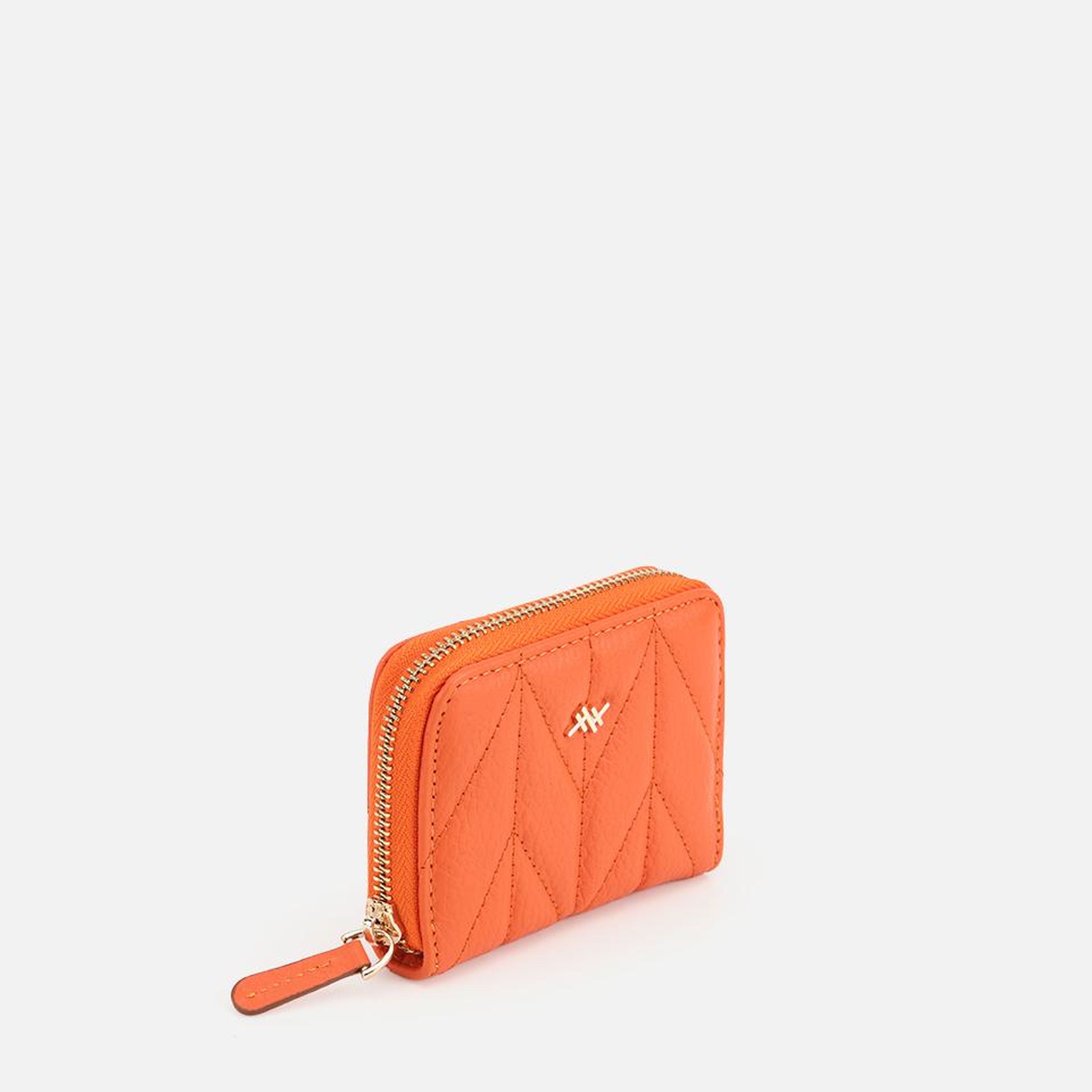 Kadın Deri Turuncu Mini Cüzdan