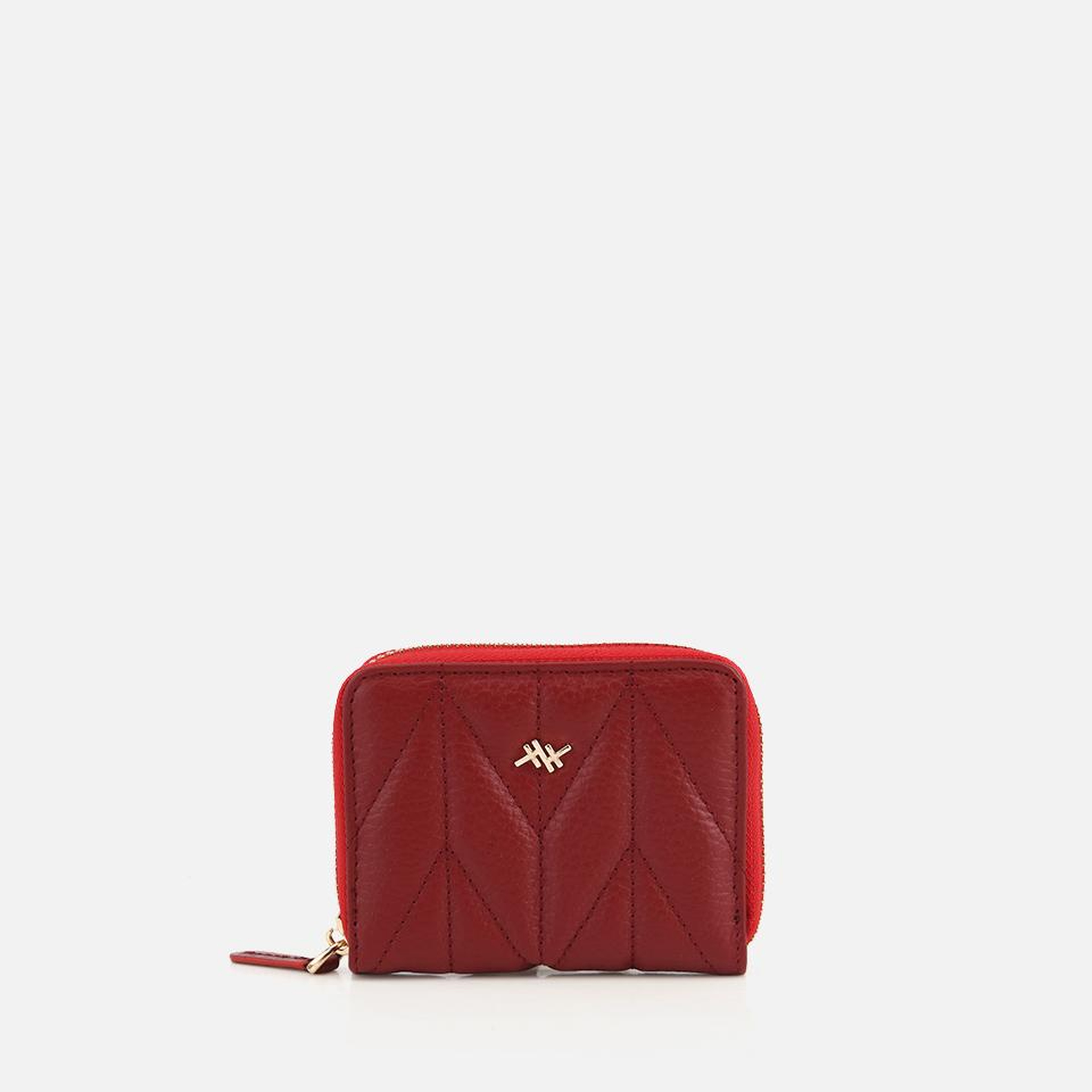 Kadın Deri Bordo Mini Cüzdan