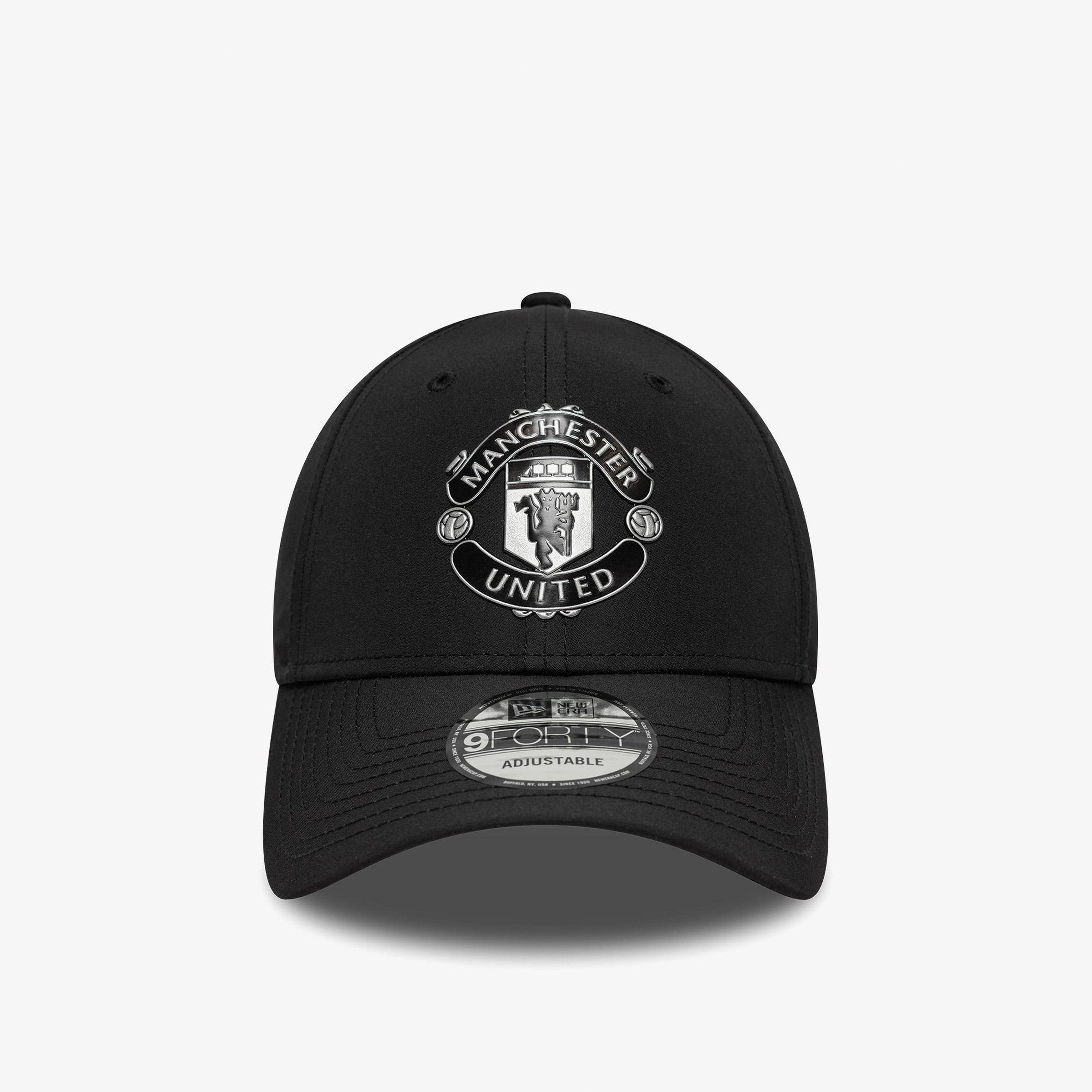 New Era Reflective 9Forty Manchester United Unisex Siyah Şapka
