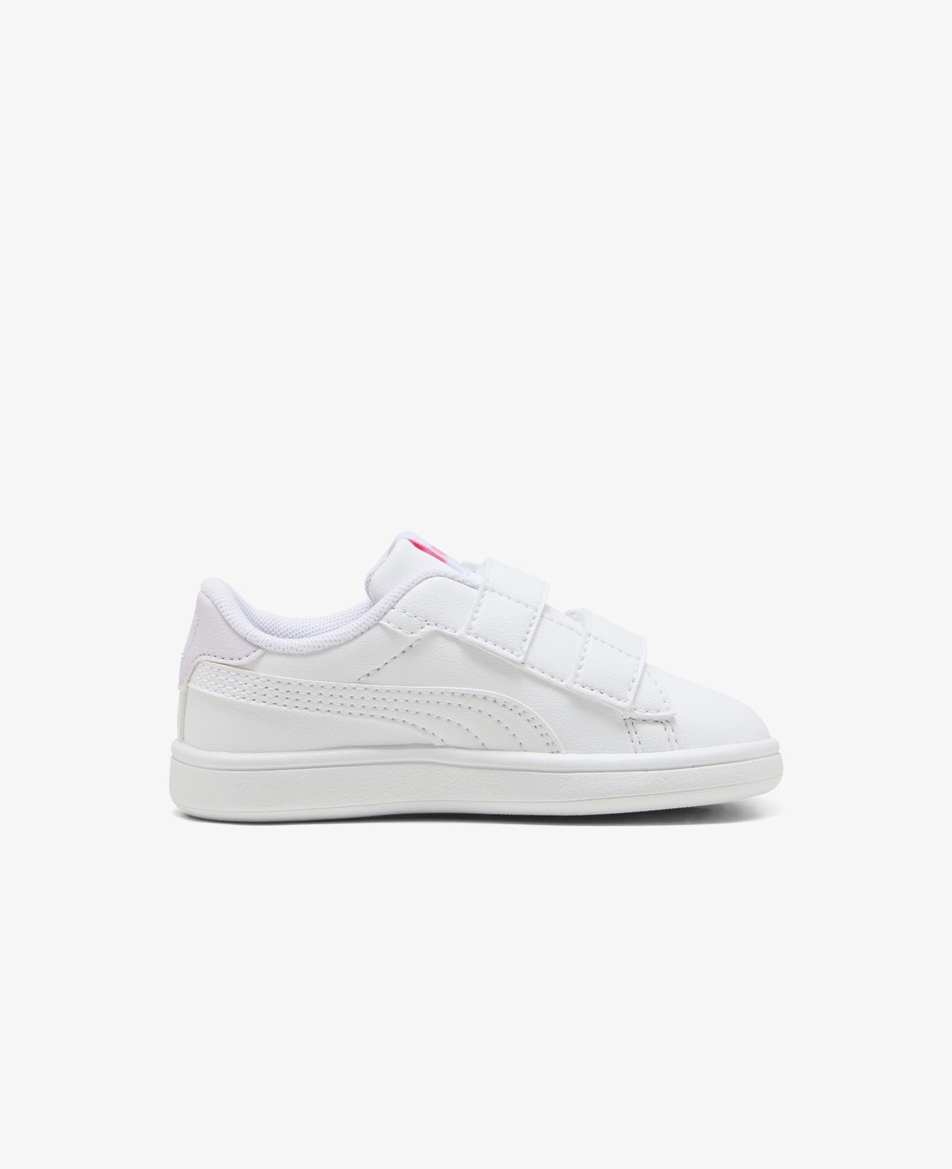 Puma Smash 3.0 Badges Bebek Beyaz Spor Ayakkabı