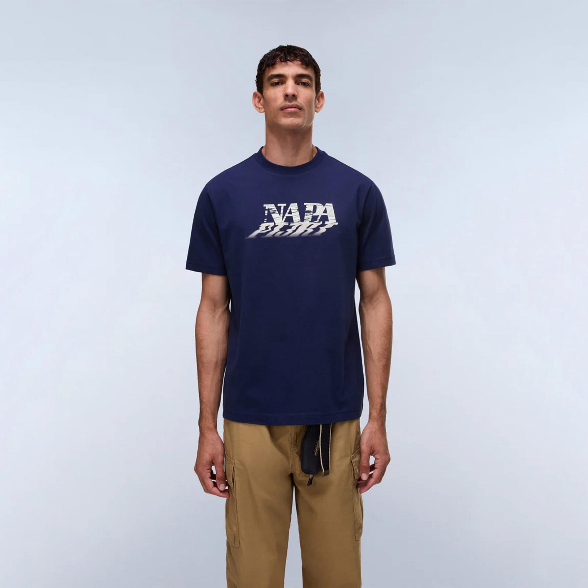 Napapijri S-Lodestar Erkek Lacivert T-Shirt