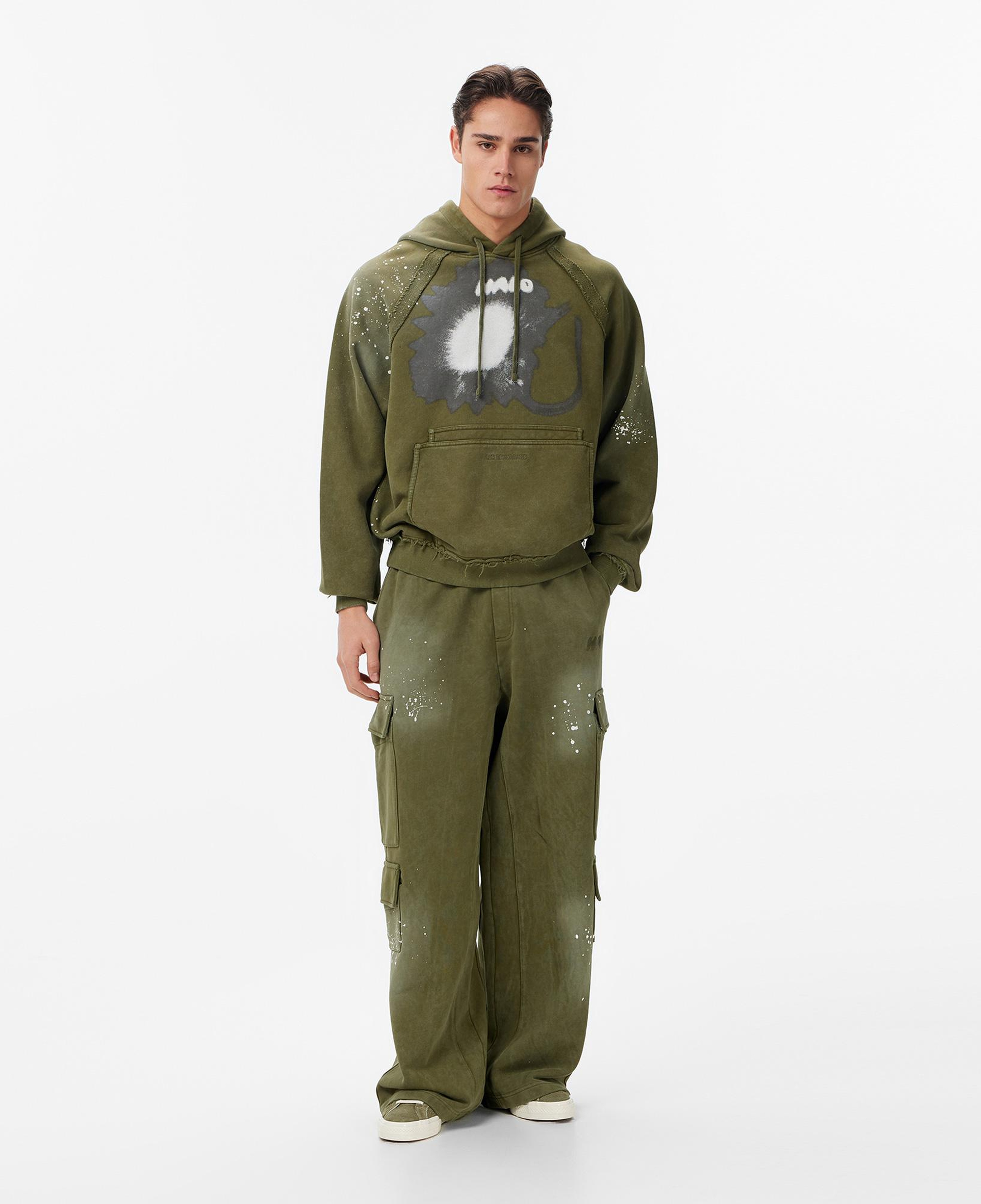 Les Benjamins Regular Fit Erkek Haki Sweatshirt