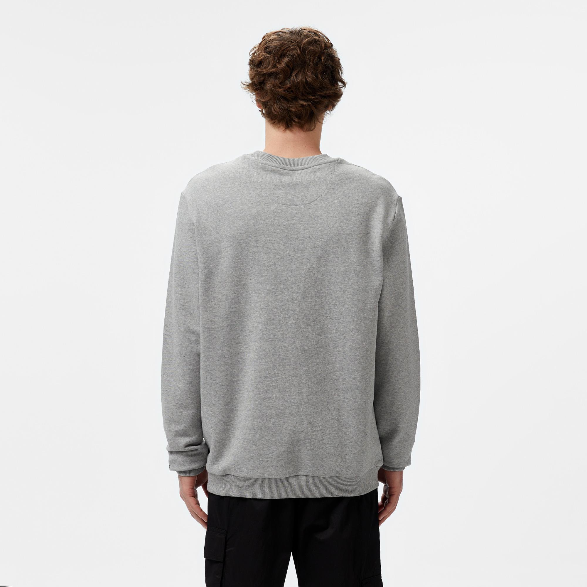 New Balance Bujin Boxing Erkek Gri Sweatshirt