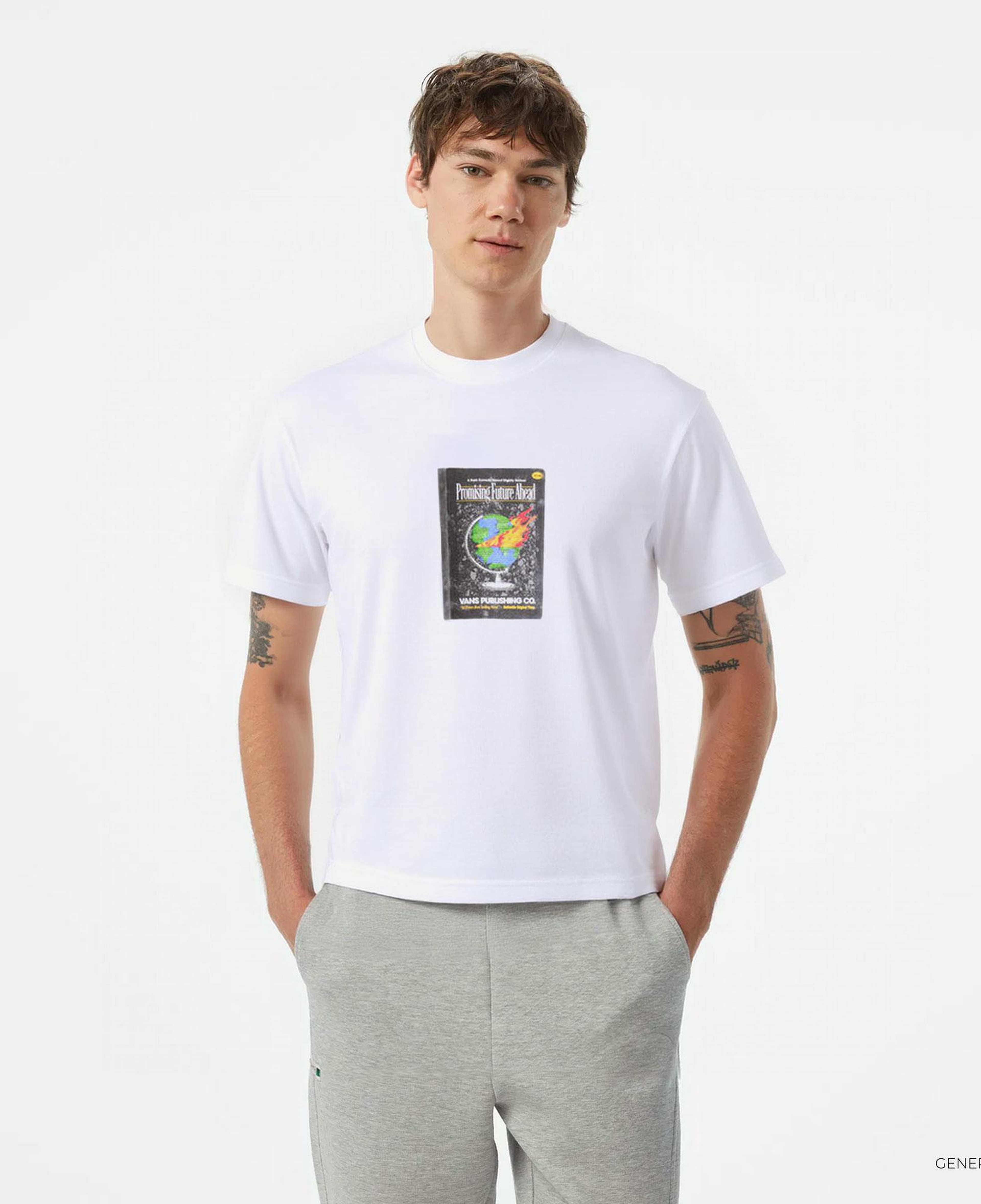 Vans Paperback Writer Ss Erkek Beyaz T-Shirt