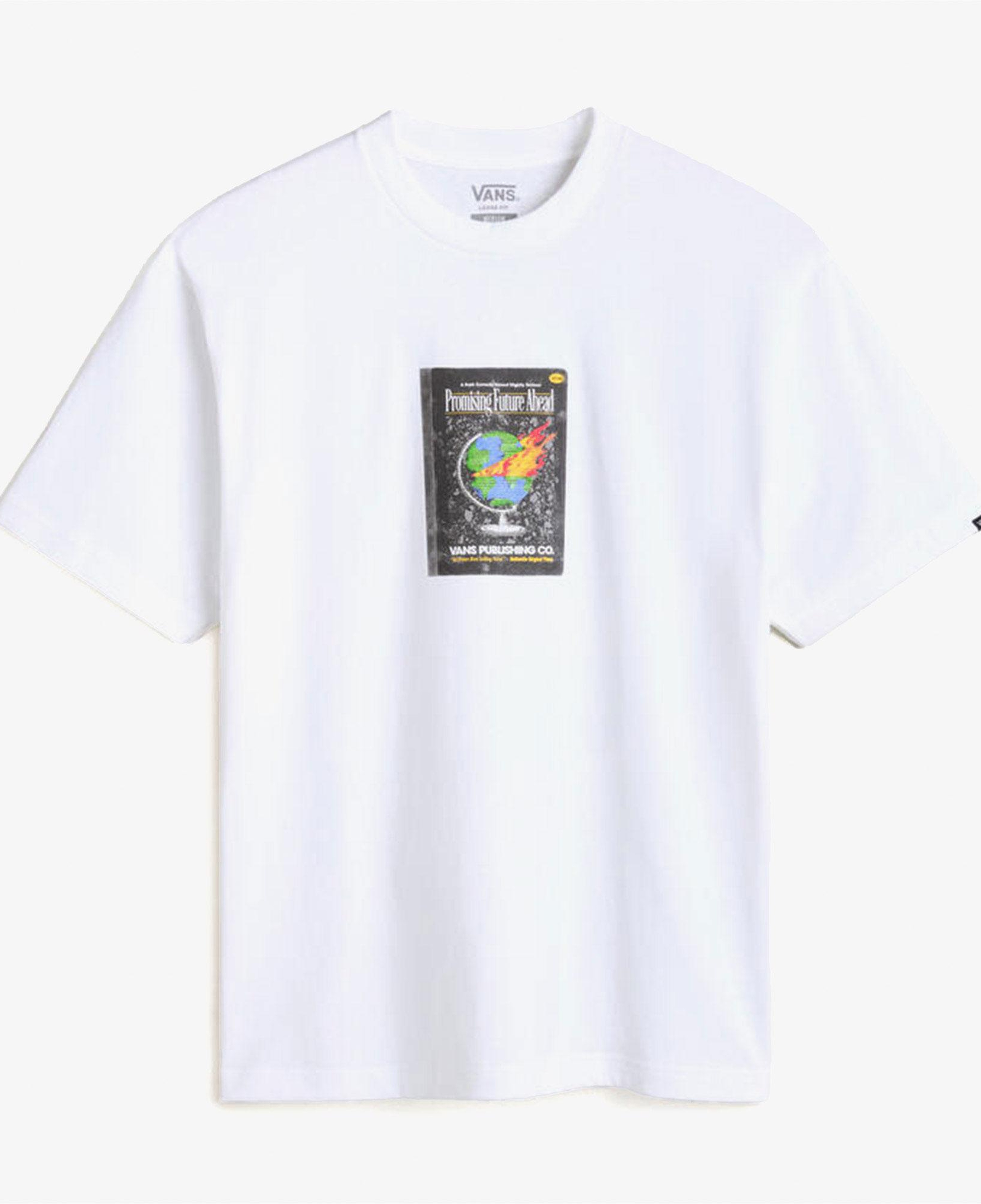 Vans Paperback Writer Ss Erkek Beyaz T-Shirt