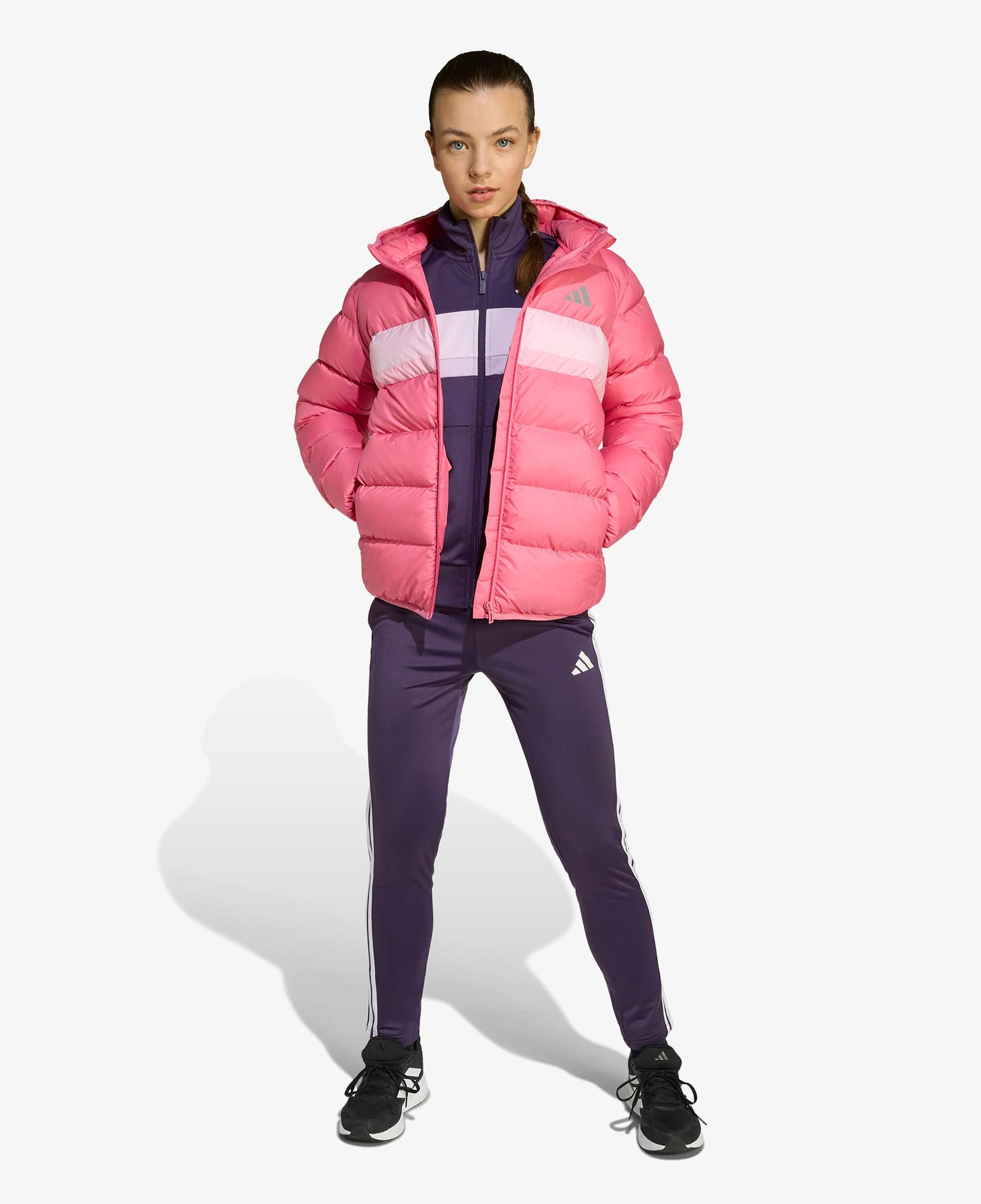 adidas Sentetik Dolgulu Çocuk Pembe Mont