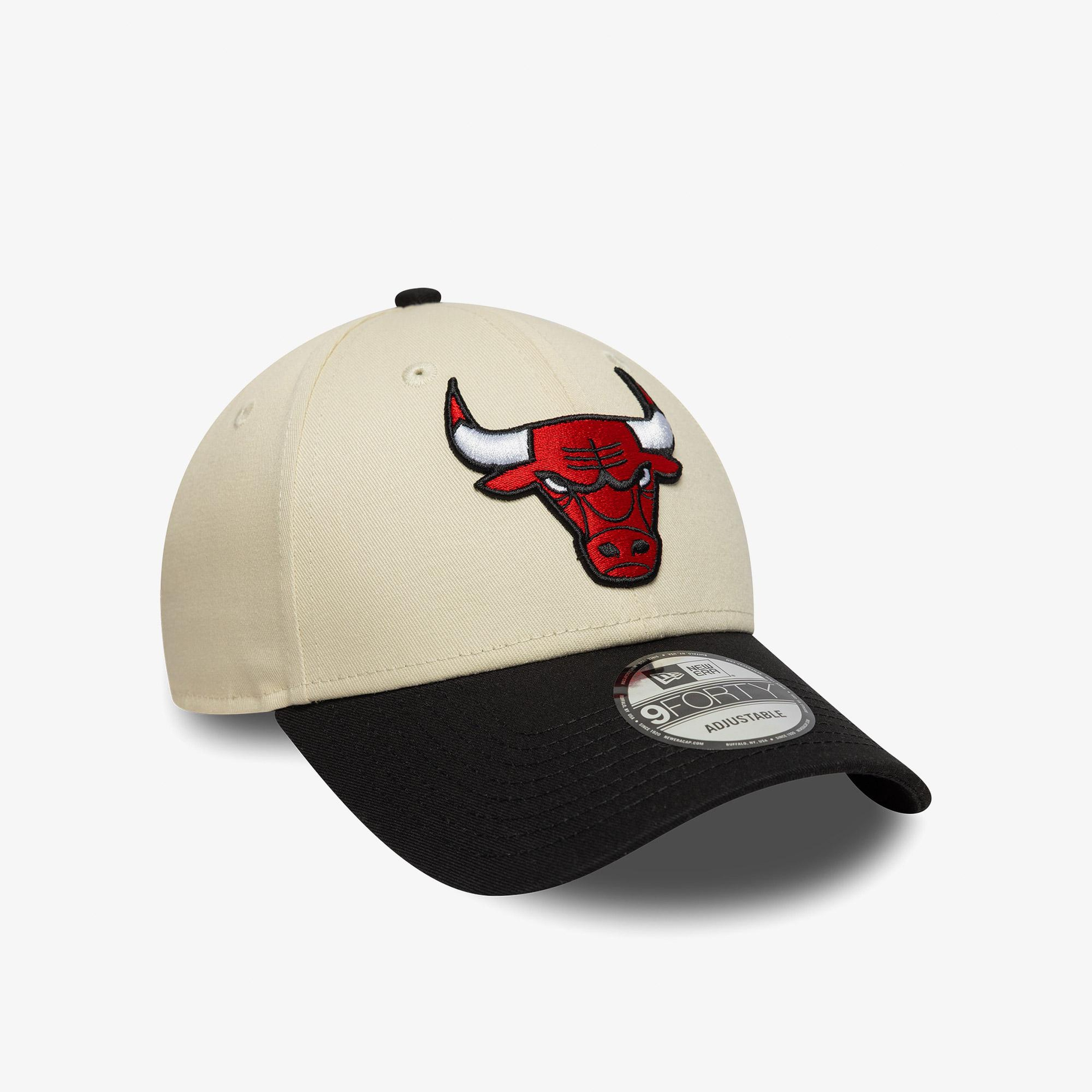 New Era Nba Colourblock 9Forty Chicago Bulls Unisex Bej Şapka