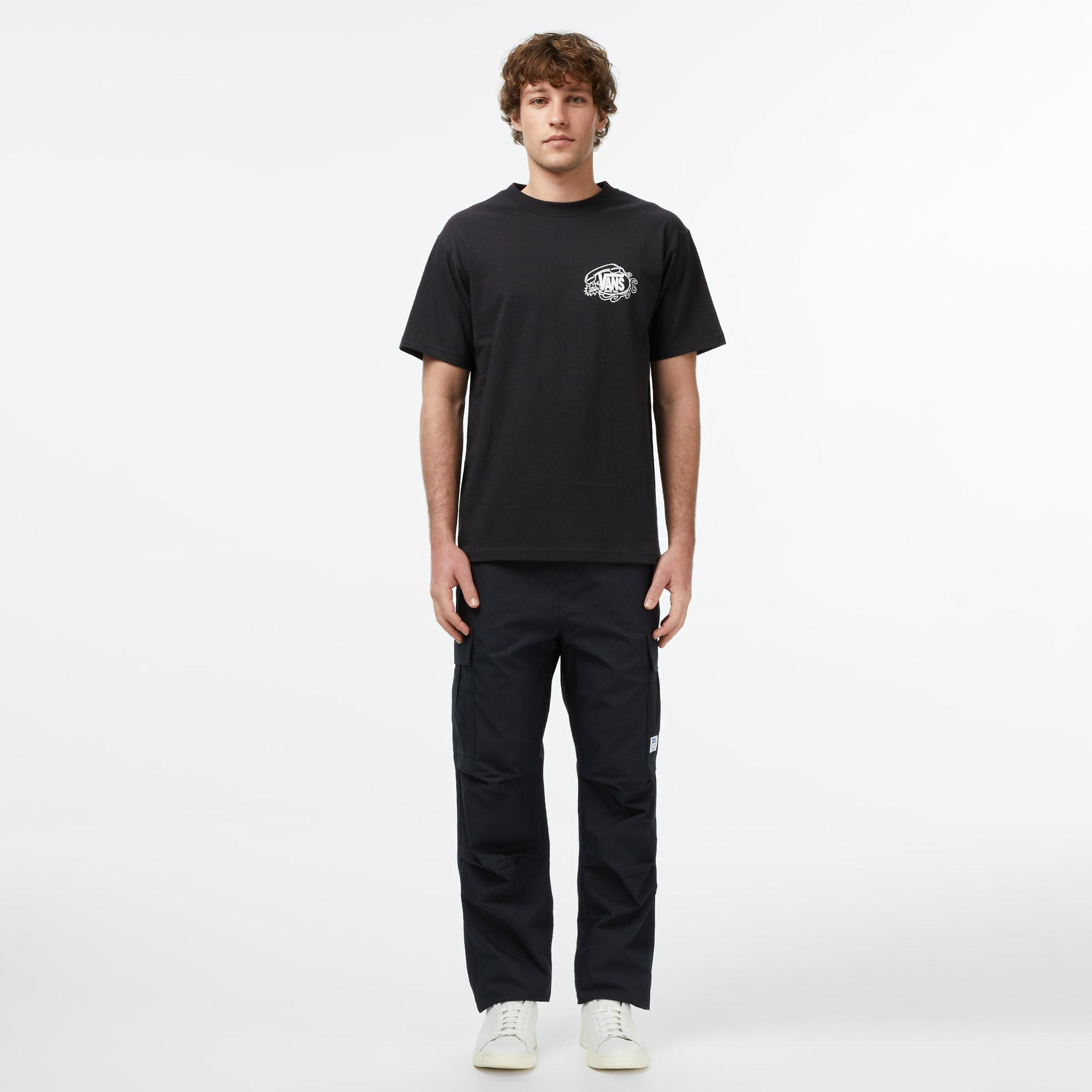 Vans Hot Lines Erkek Siyah T-Shirt