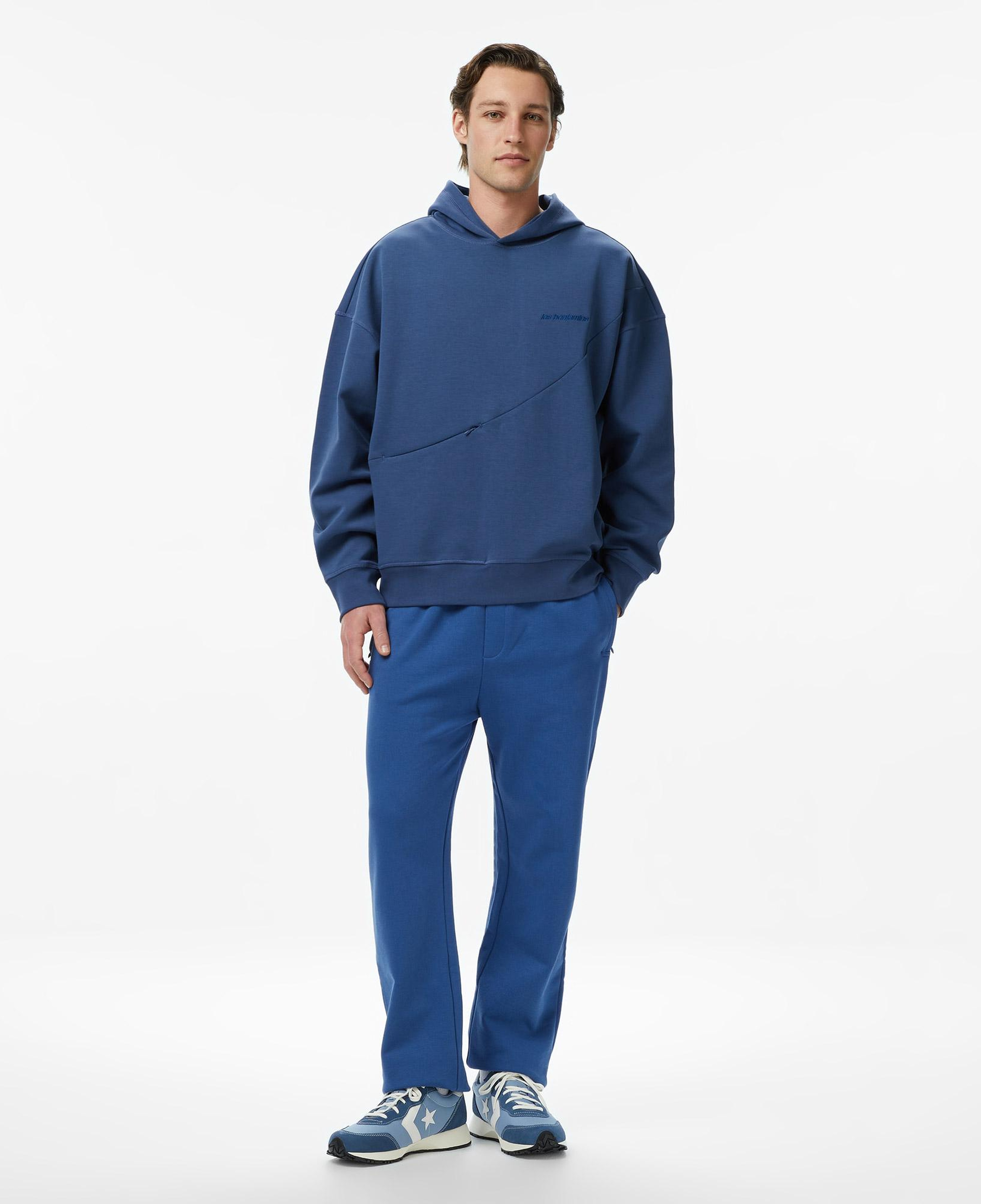 Les Benjamins Essentials 303 Erkek Mavi Sweatshirt