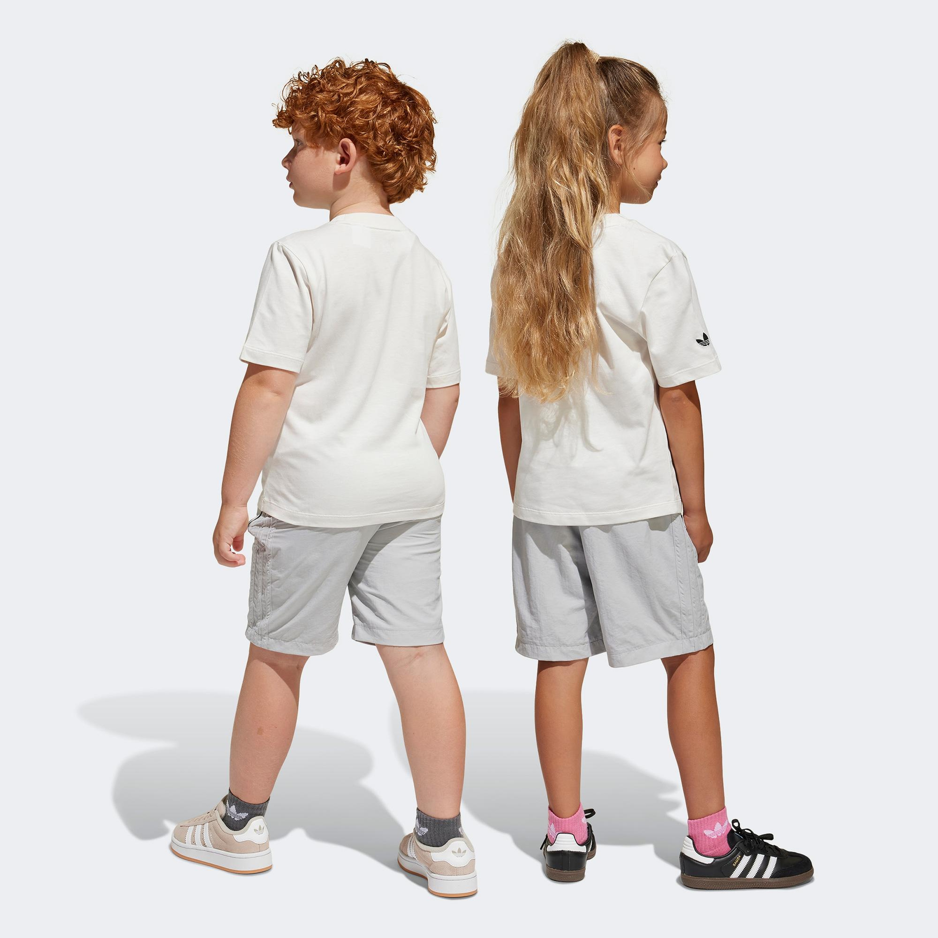 adidas Originals Çocuk Beyaz Şort Takımı