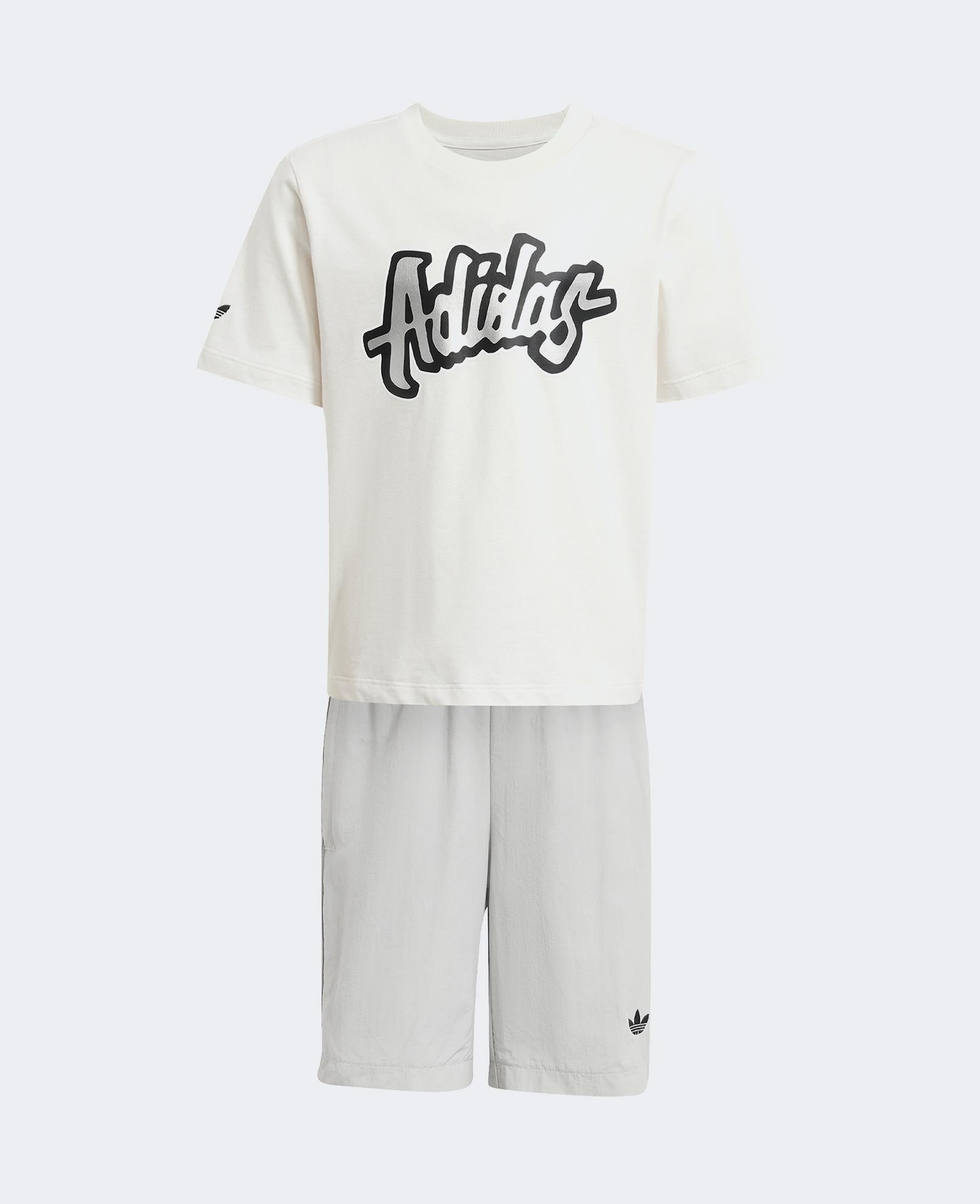 adidas Originals Çocuk Beyaz Şort Takımı