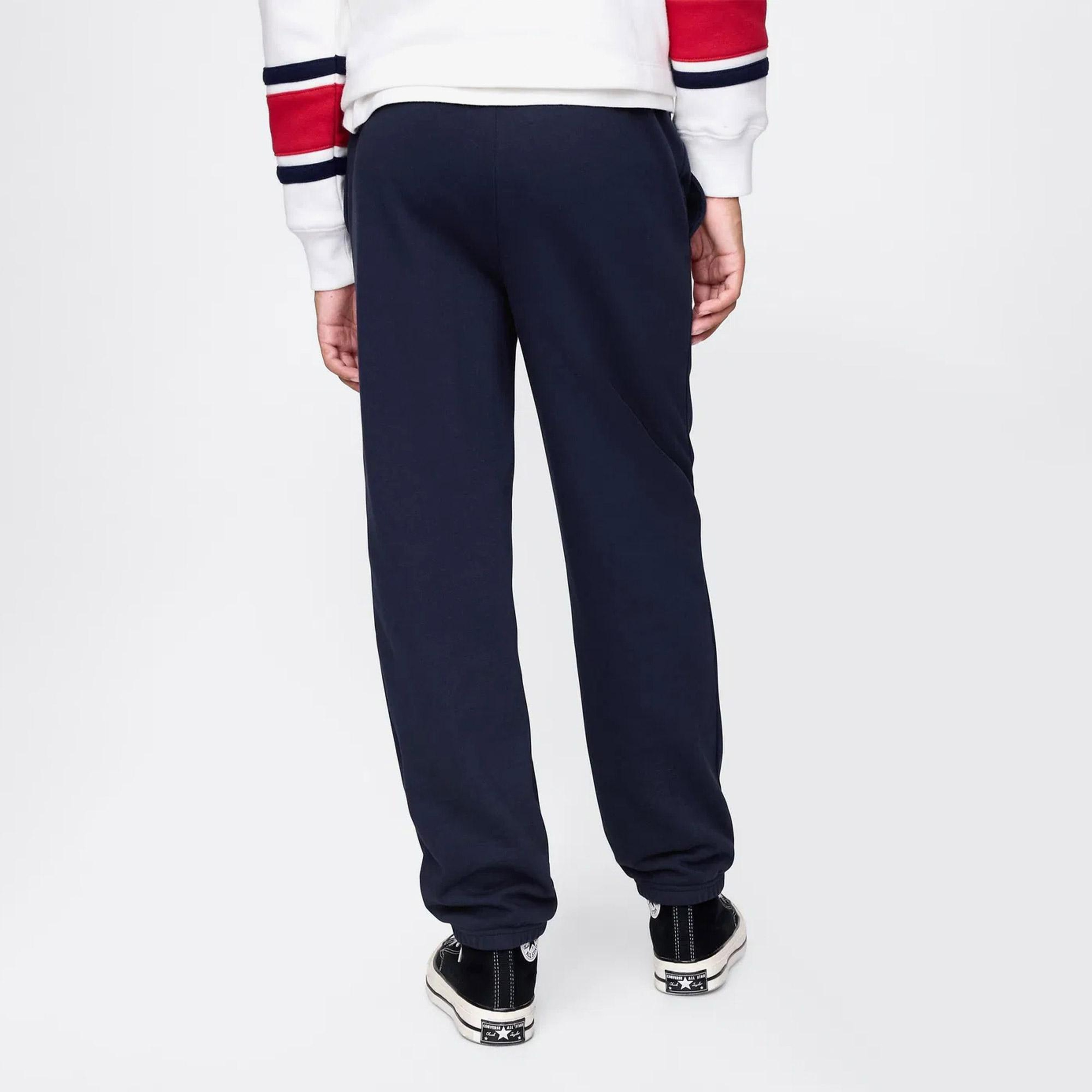 Gap V-Frch Bas Heritage Logo Çocuk Lacivert Eşofman Altı