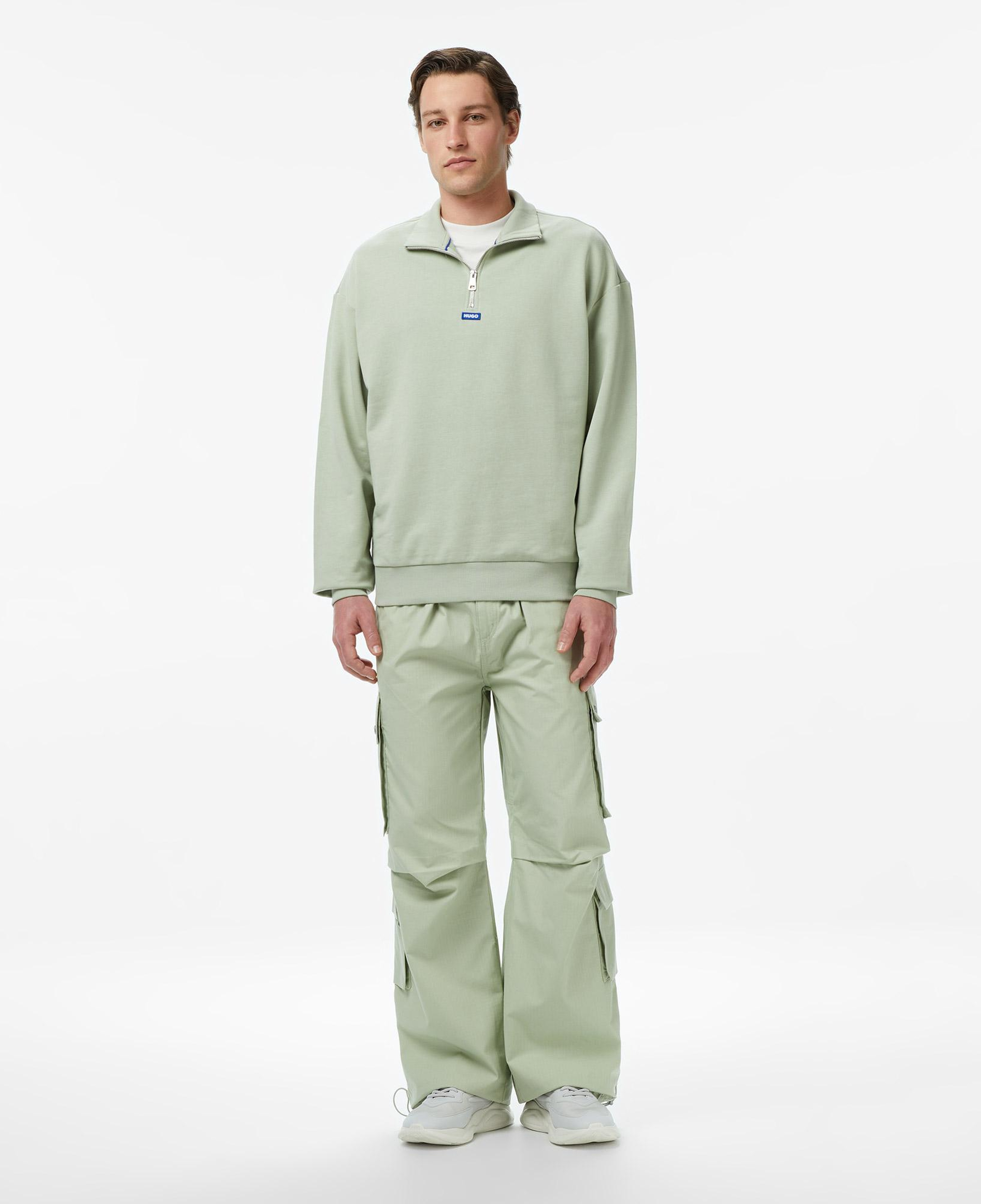 Hugo Neeler Erkek Yeşil Sweatshirt