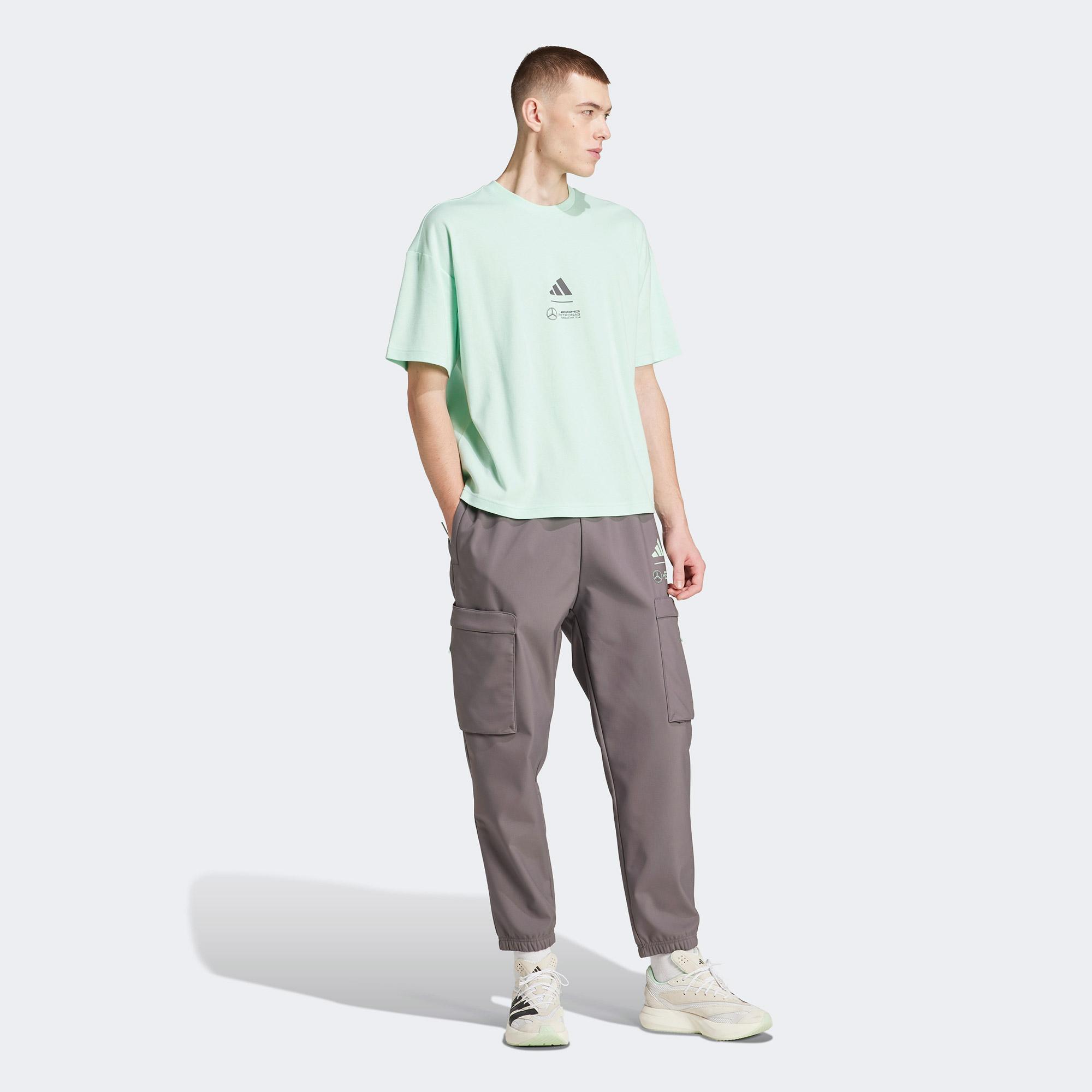 adidas Mercedes Amg Petronas Formula One Team Premium Erkek Gri Eşofman Altı