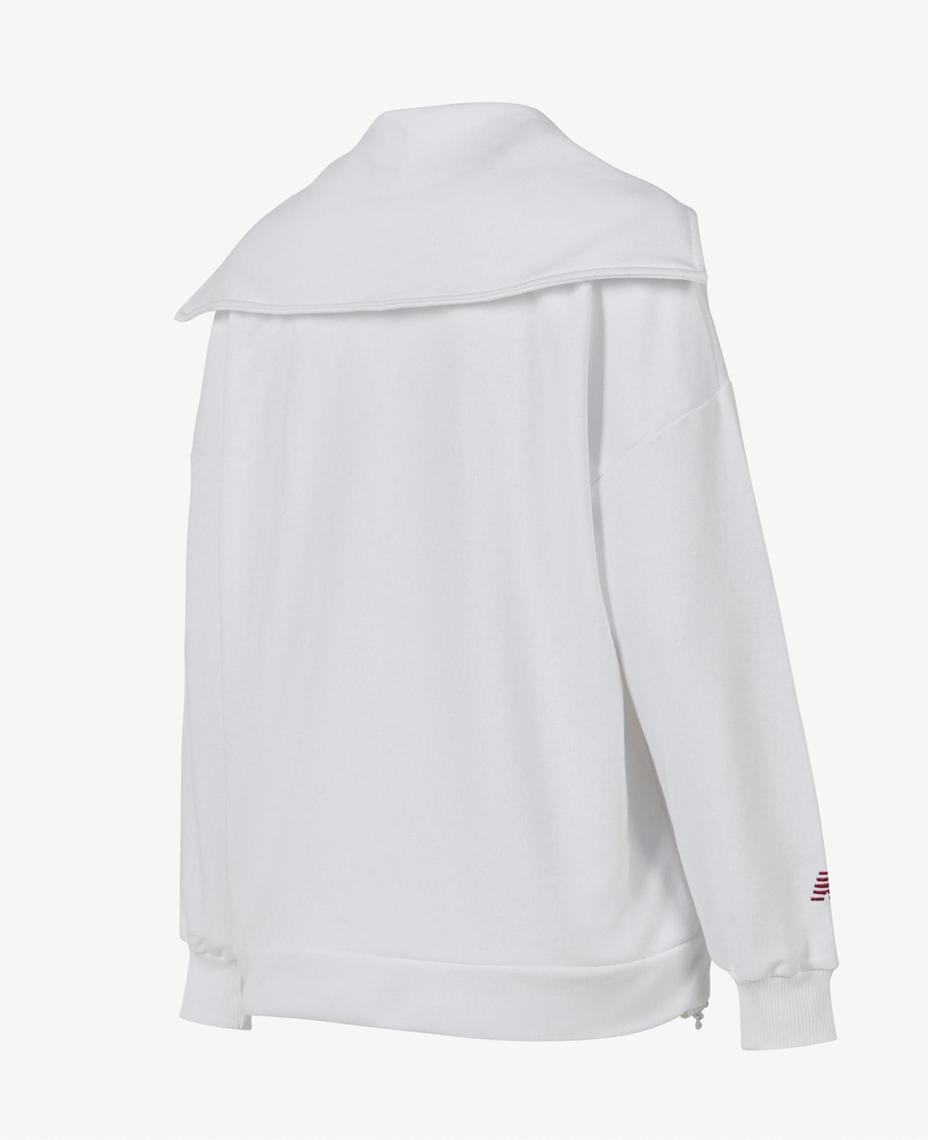 New Balance WNC1609 Lifestyle Kadın Beyaz Sweatshirt