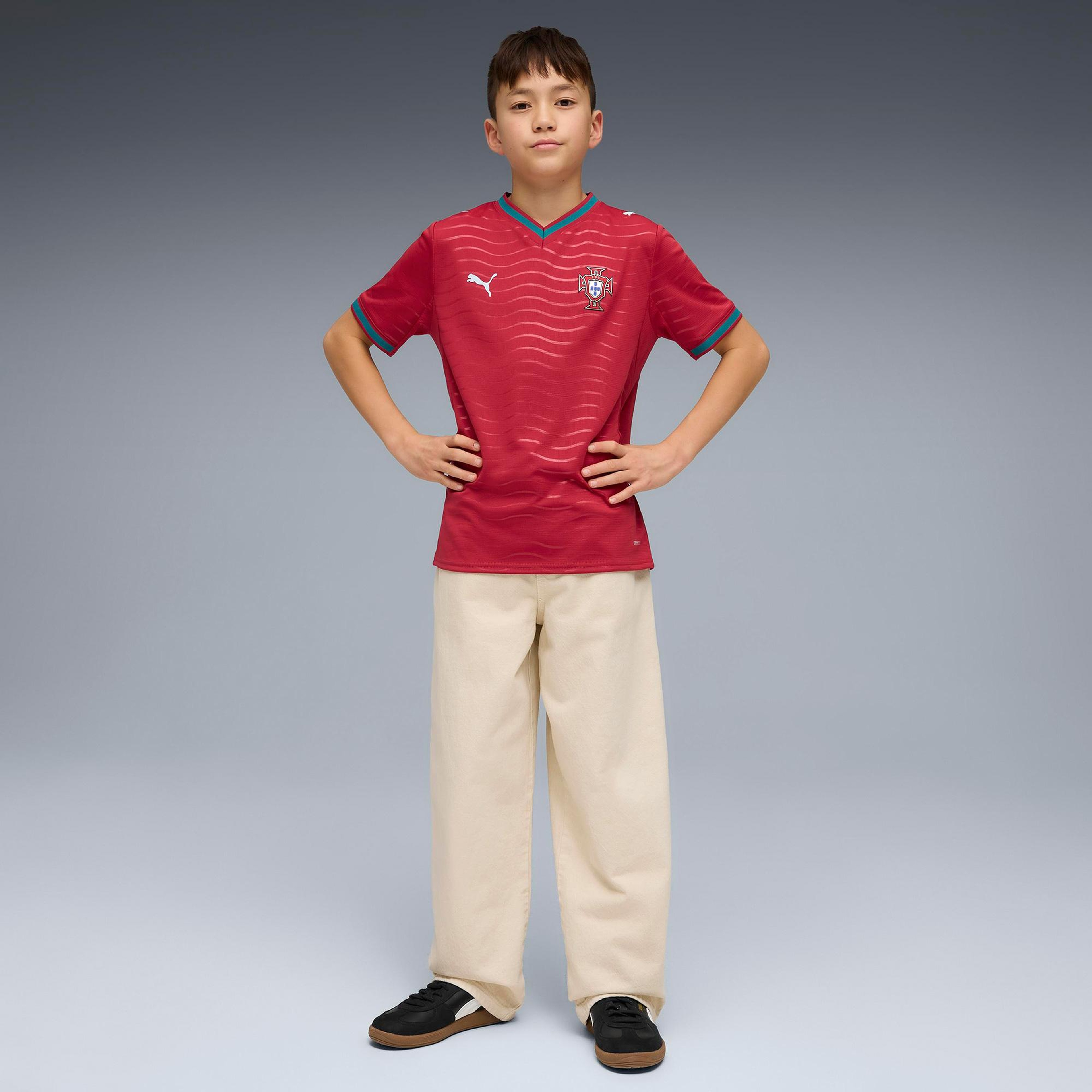 Puma  FPF Portugal 2026 Home  Çocuk Kırmızı Forma