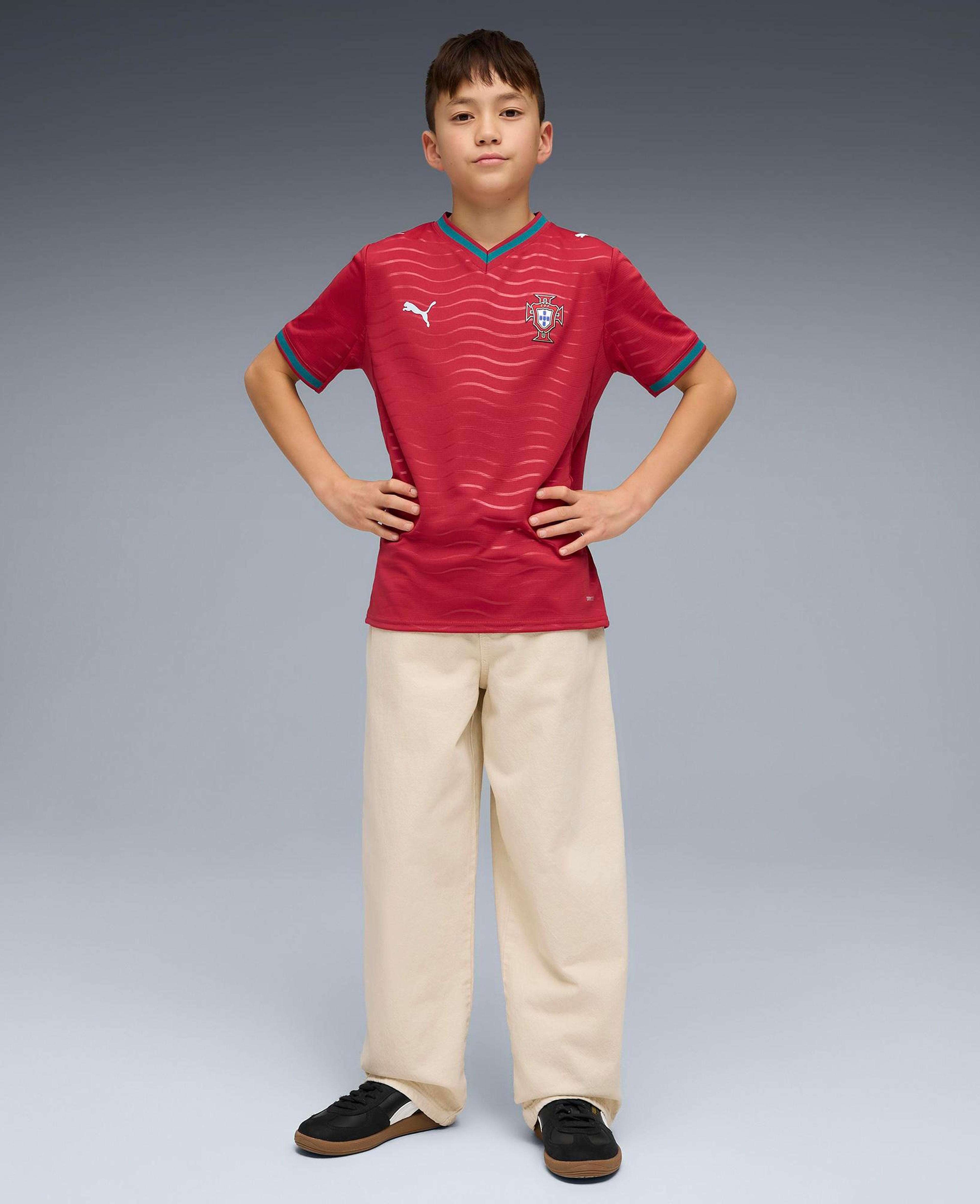 Puma  FPF Portugal 2026 Home  Çocuk Kırmızı Forma