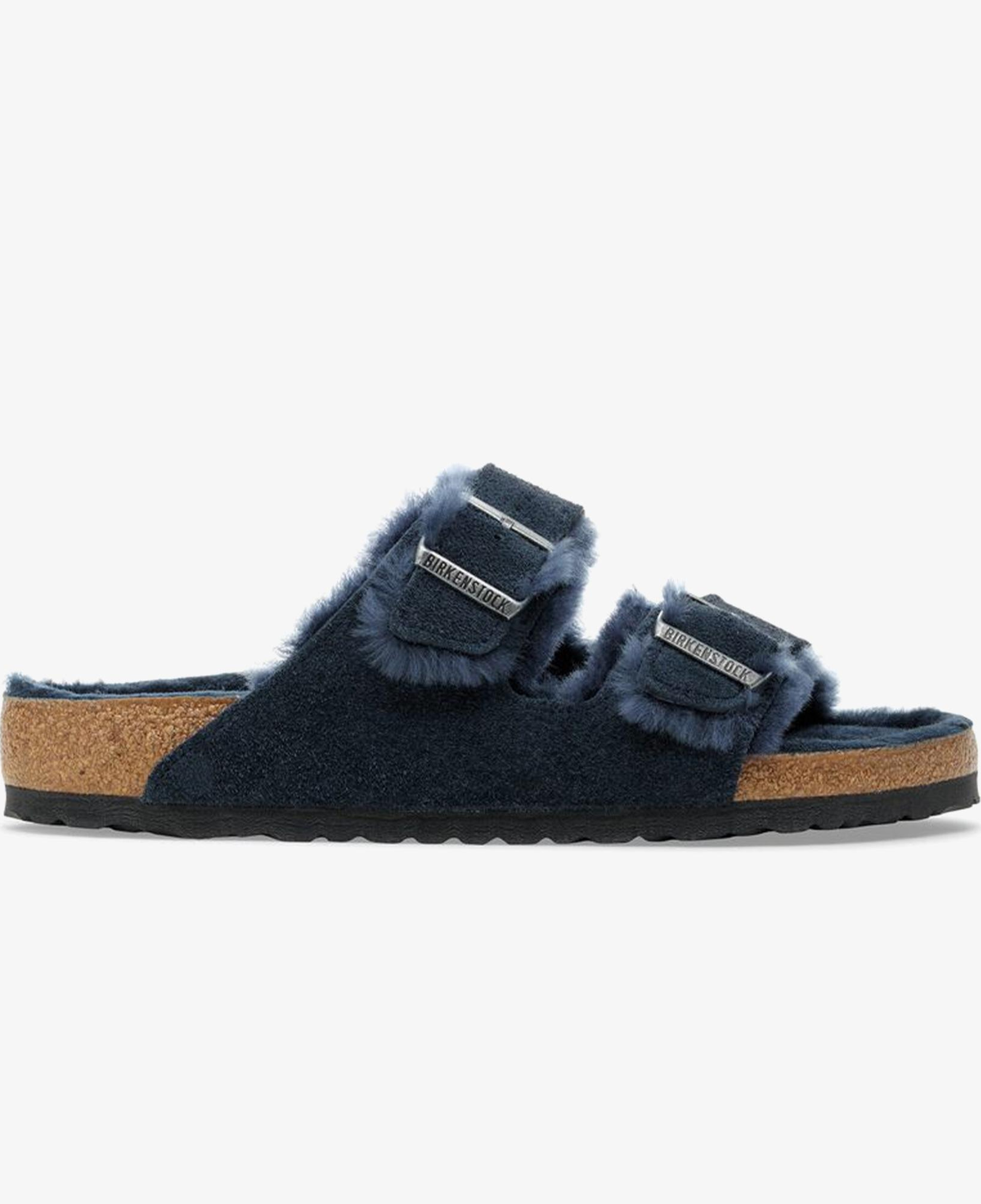Birkenstock Arizona VL Shearling Kadın Lacivert Terlik