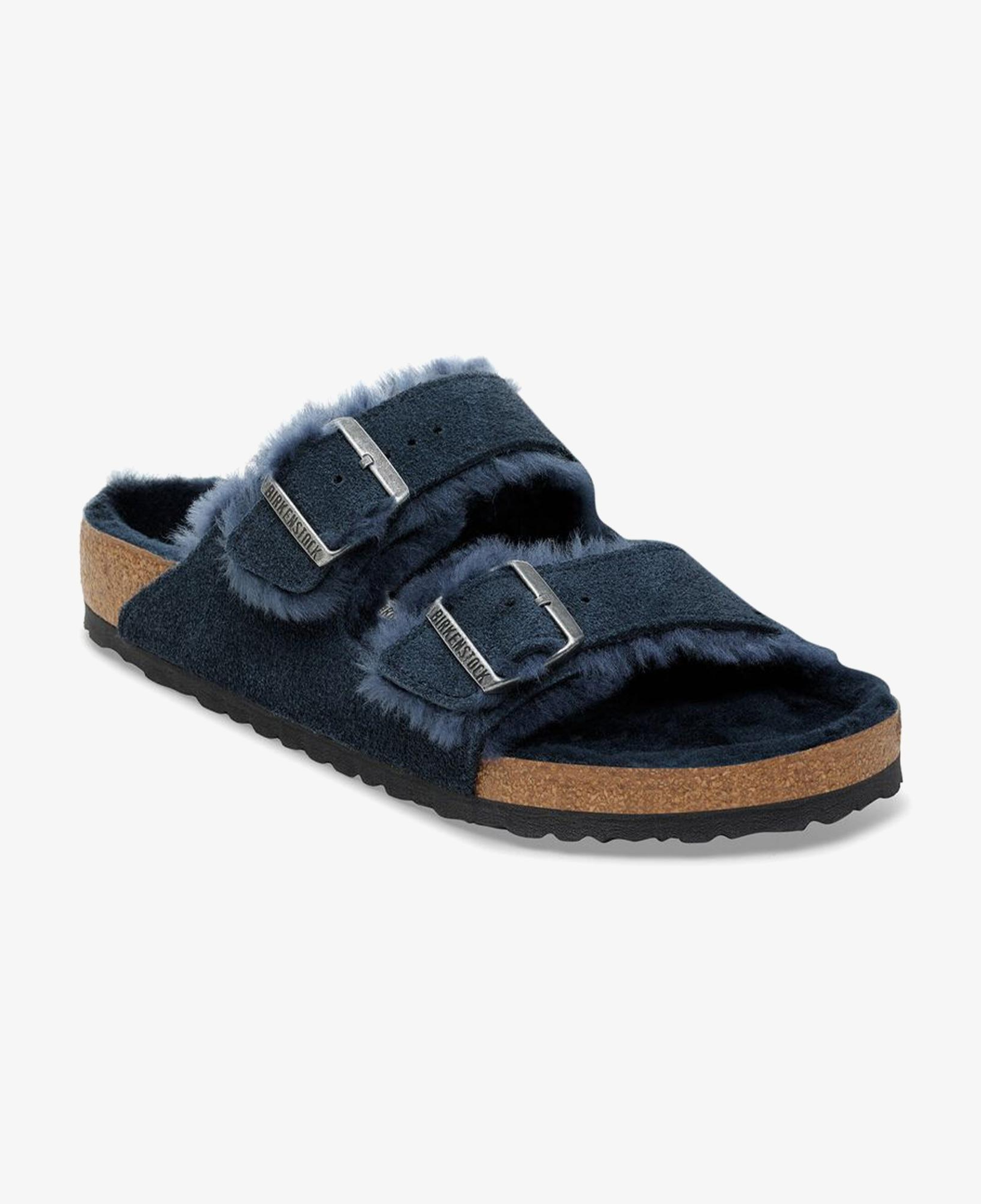 Birkenstock Arizona VL Shearling Kadın Lacivert Terlik