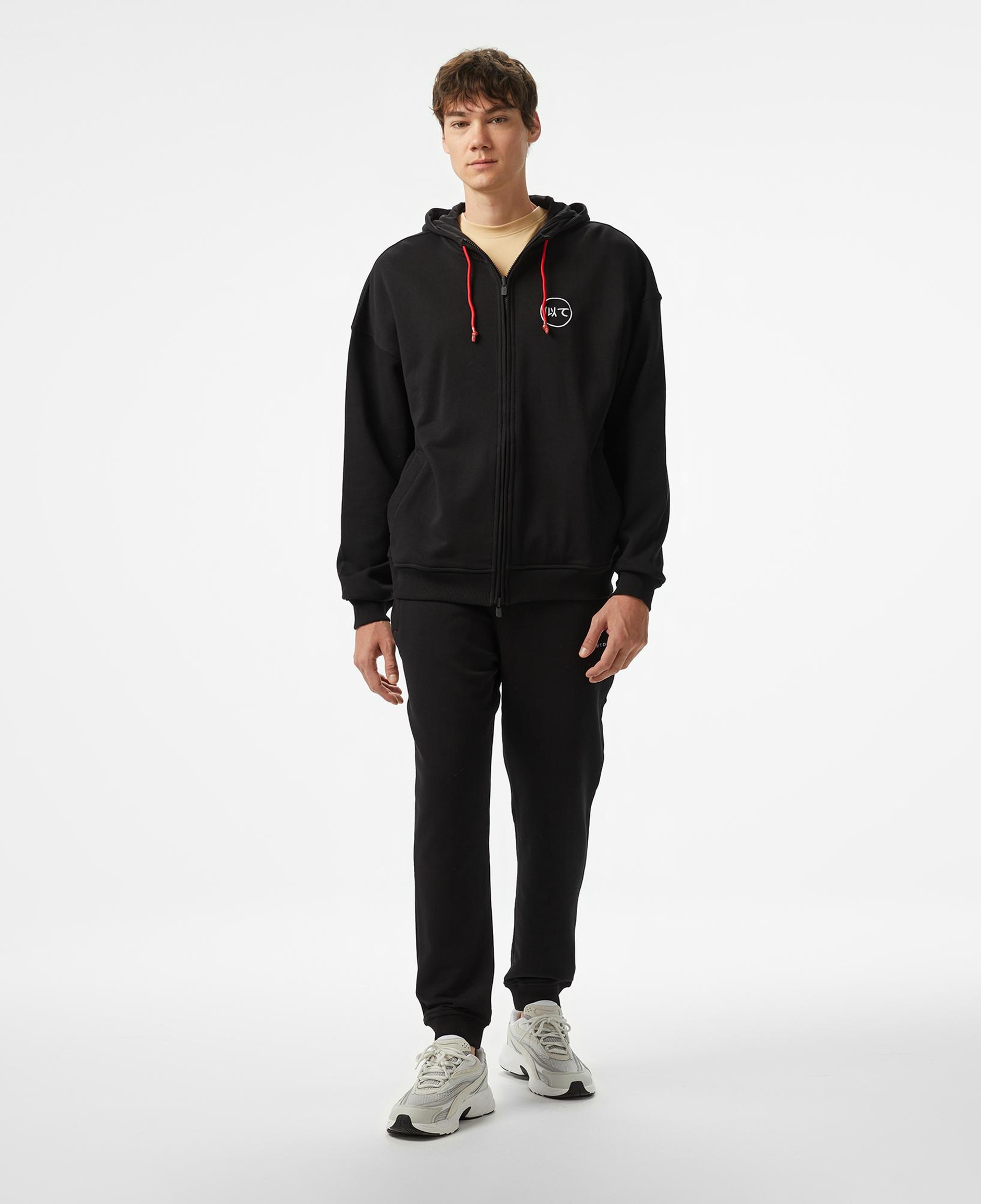 UNITED4 Monster Erkek Siyah Hoodie
