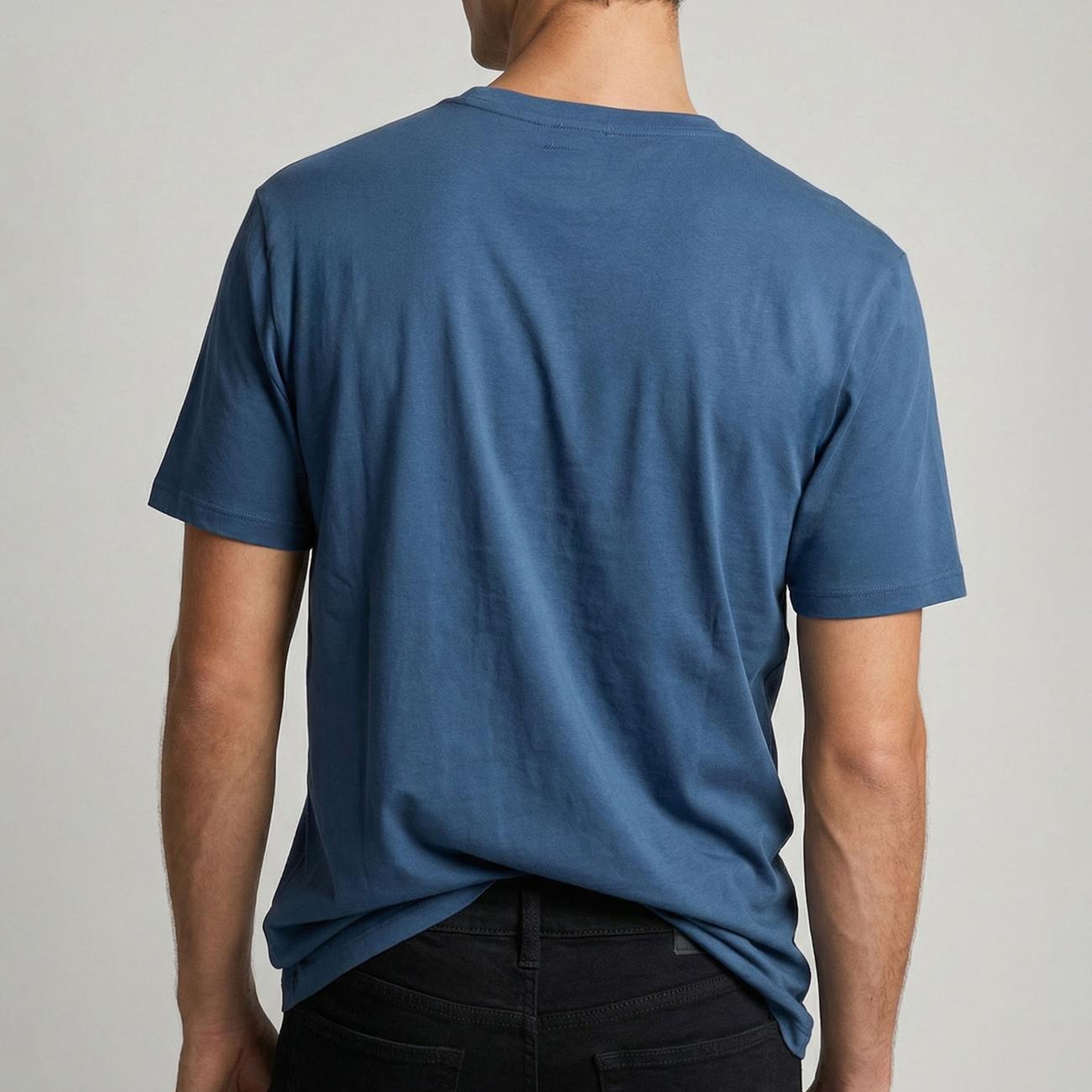 Network Erkek İndigo Teknik T-shirt