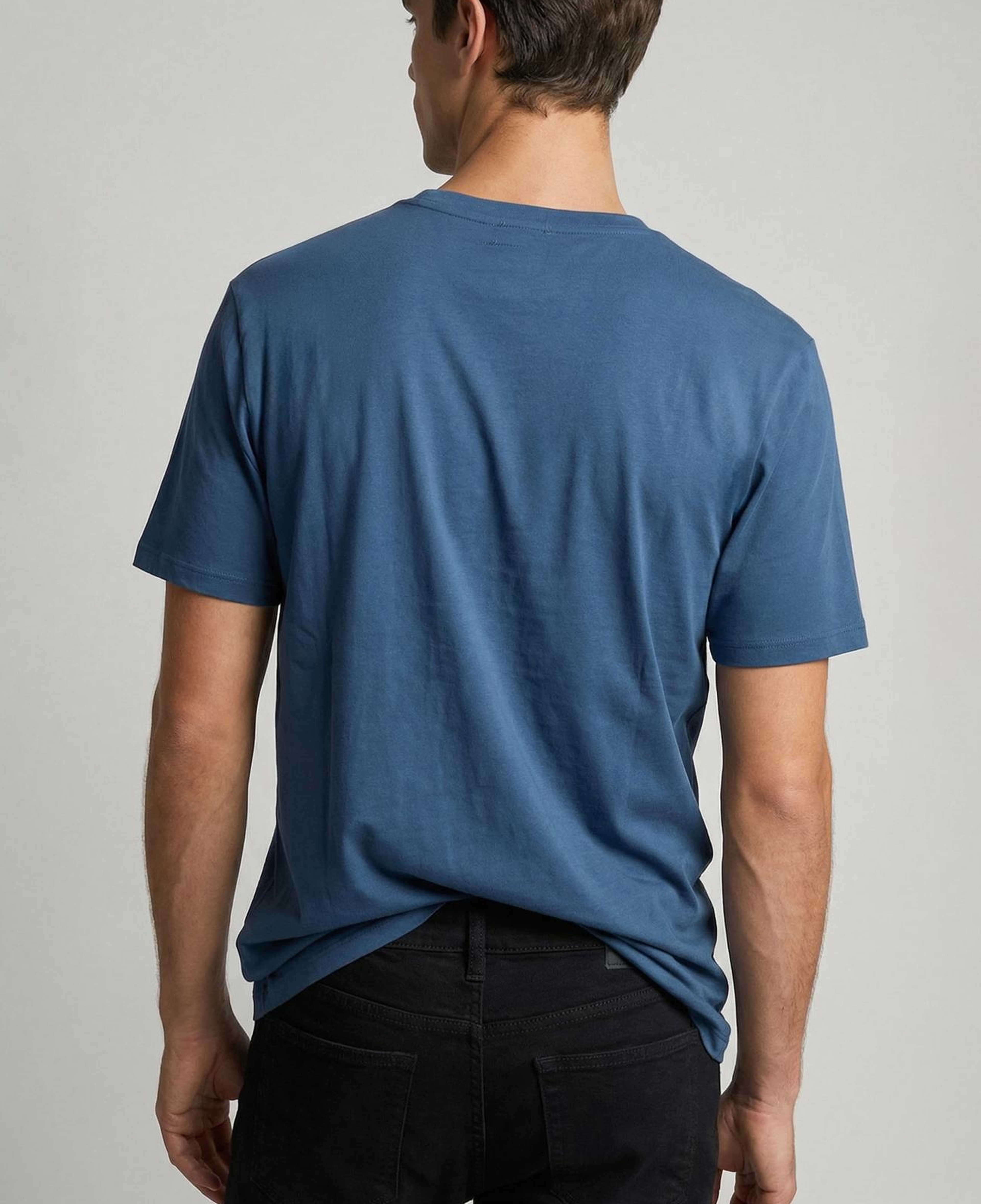 Network Erkek İndigo Teknik T-shirt
