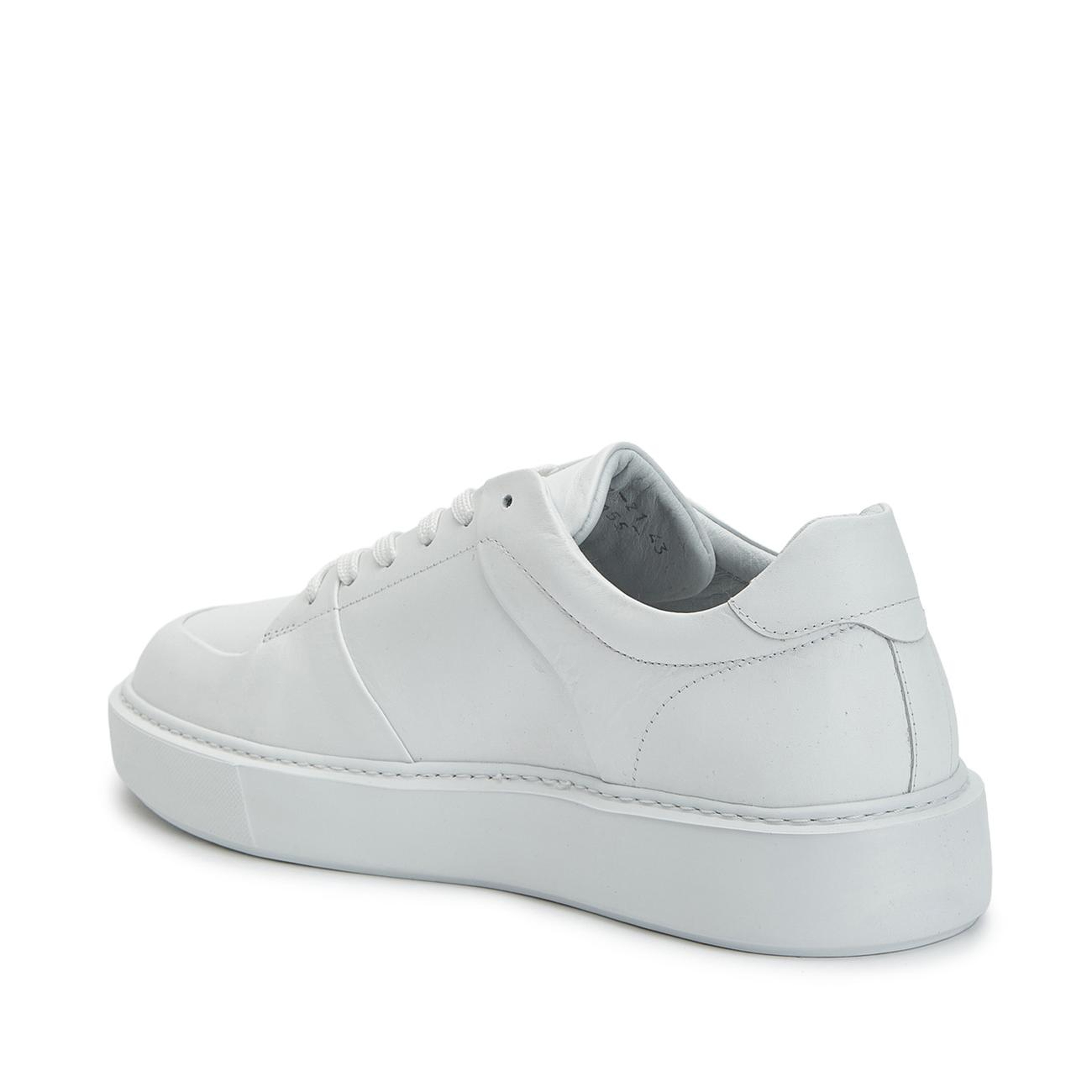 Network Erkek Beyaz Deri Sneaker