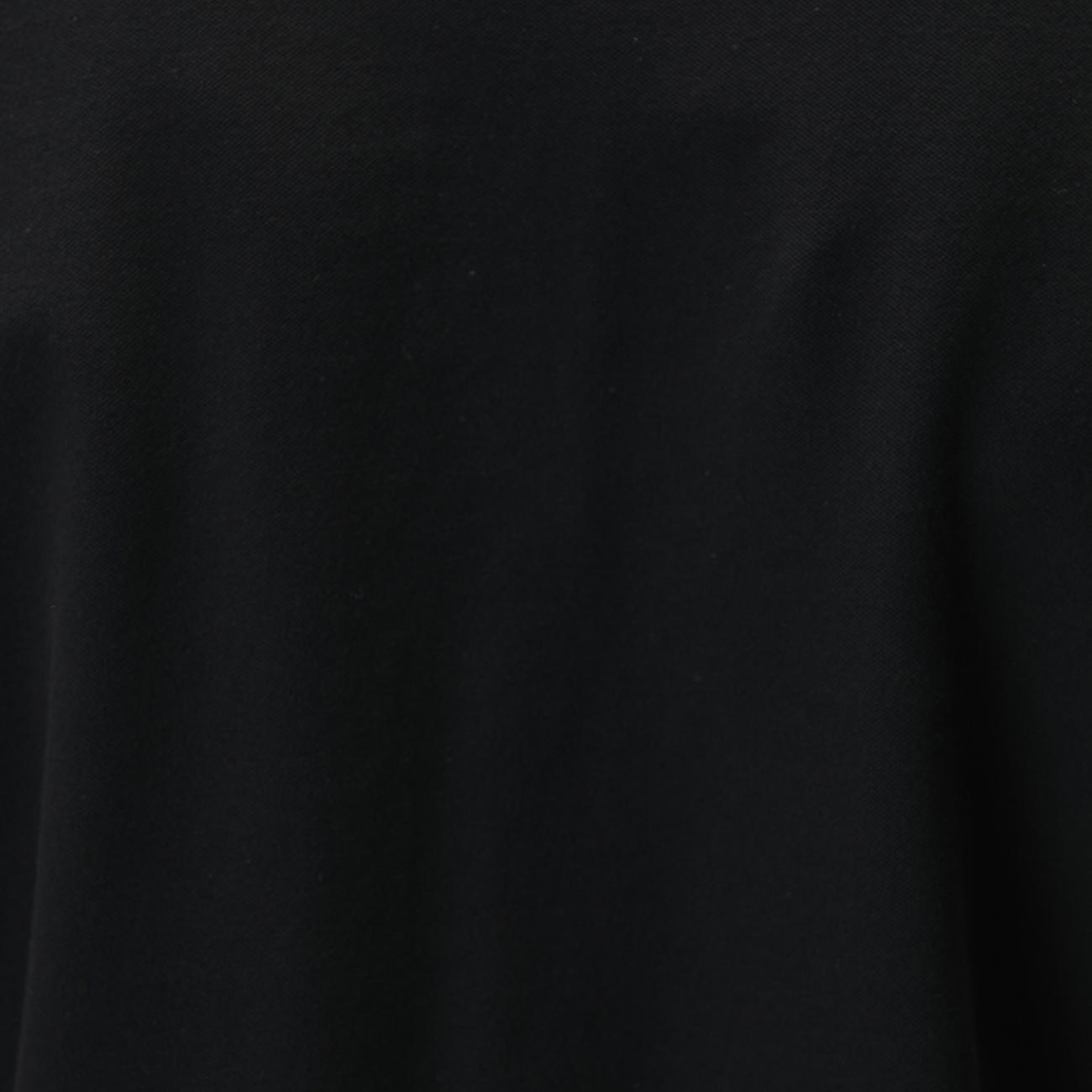 Network Erkek Siyah Polo Yaka Enjeksiyon Baskılı T-shirt