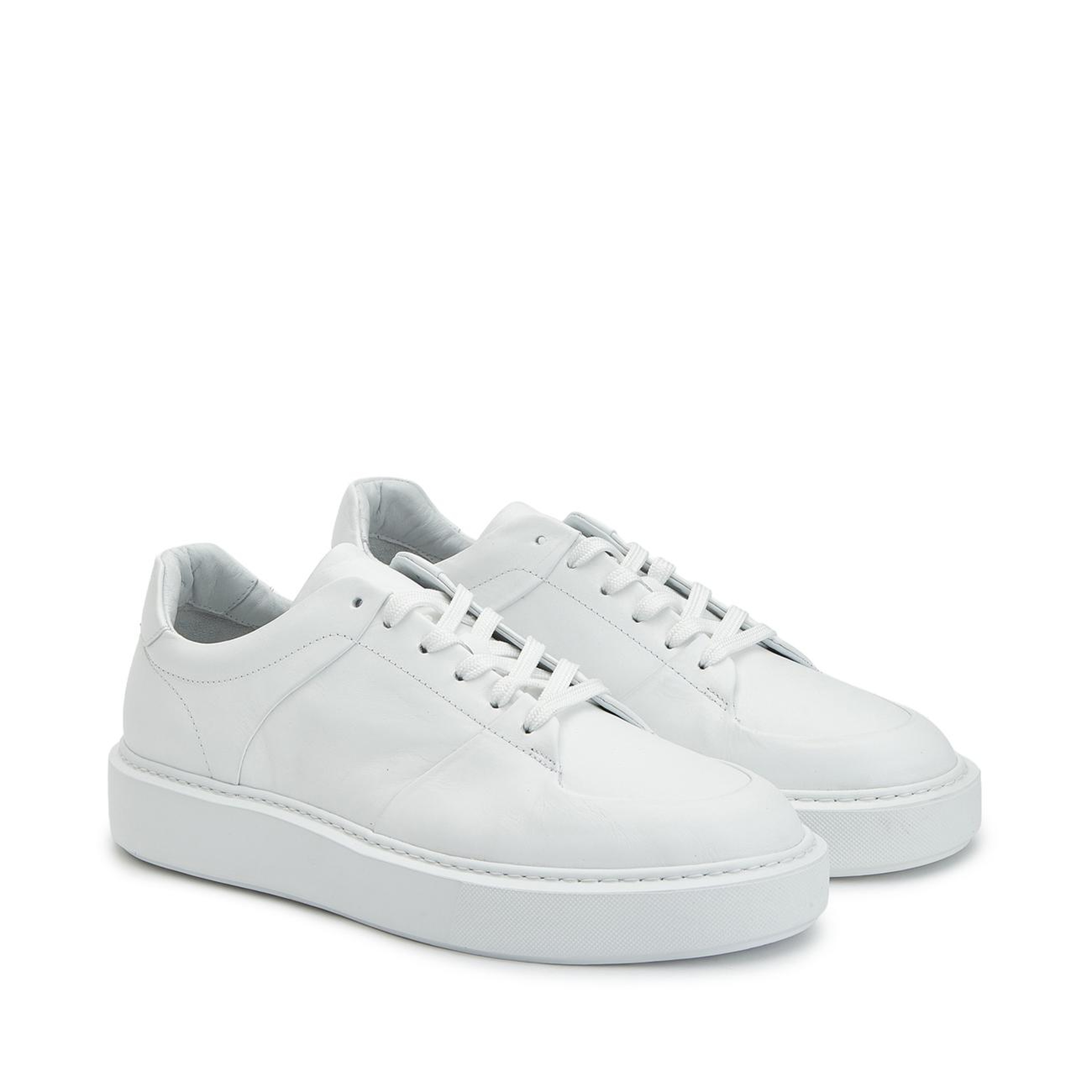 Network Erkek Beyaz Deri Sneaker