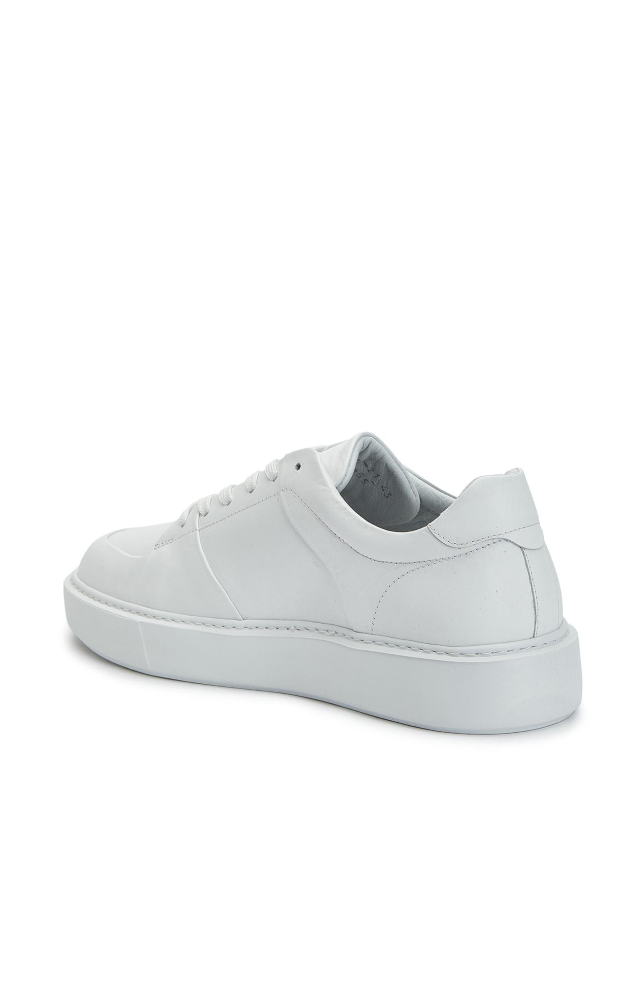 Network Erkek Beyaz Deri Sneaker