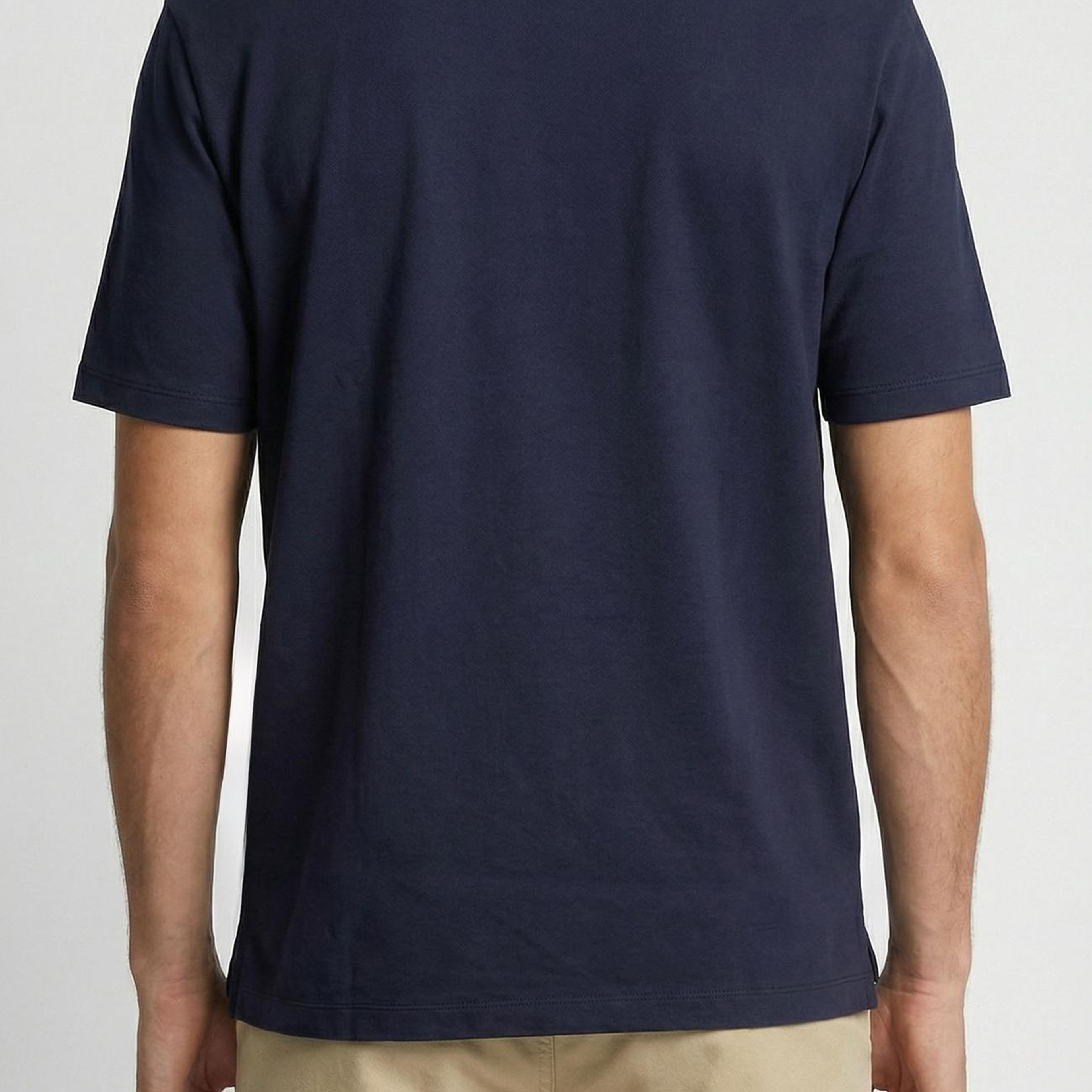 Network Erkek Non-Iron Polo Yaka Lacivert T-shirt
