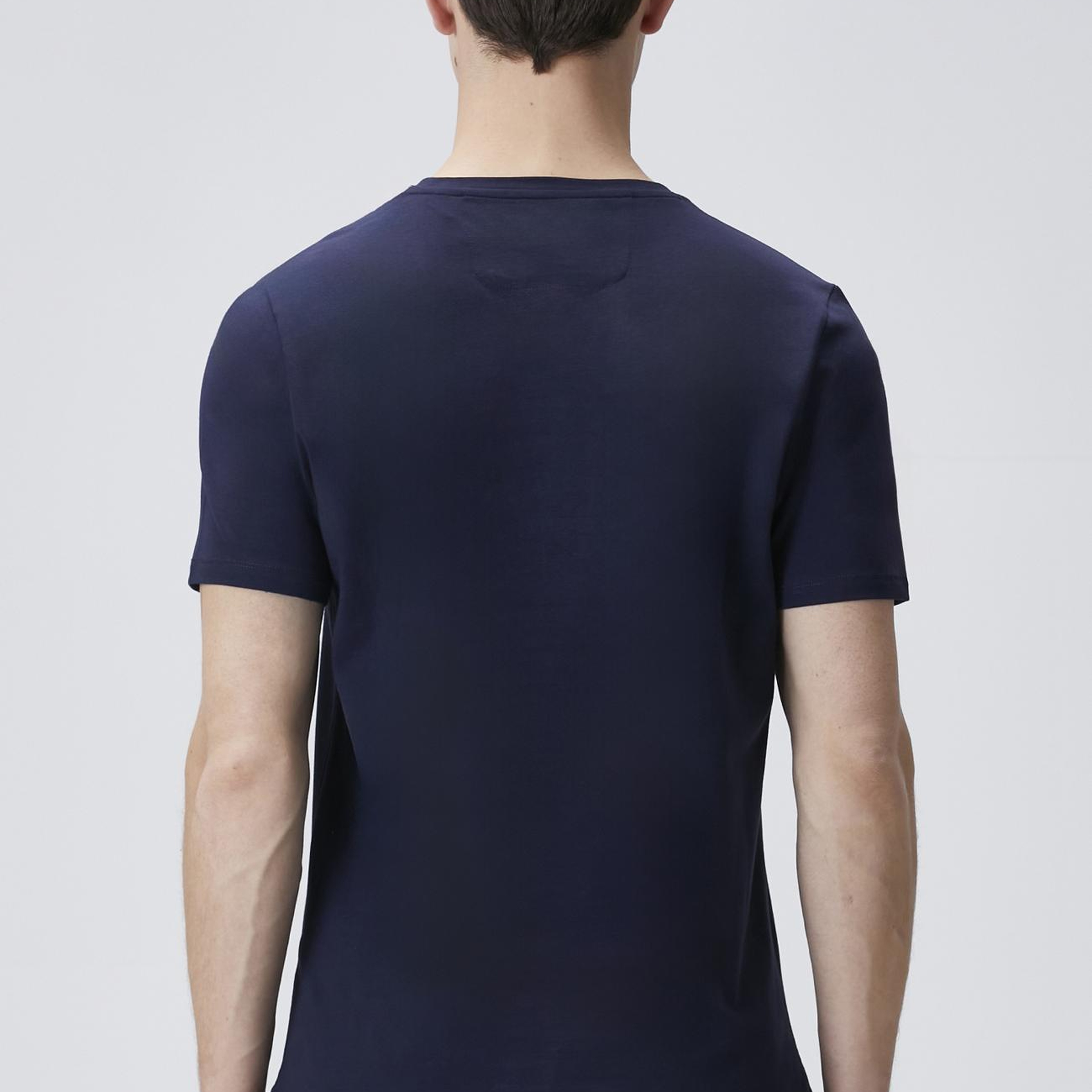 Network Erkek Lacivert Basic T-shirt