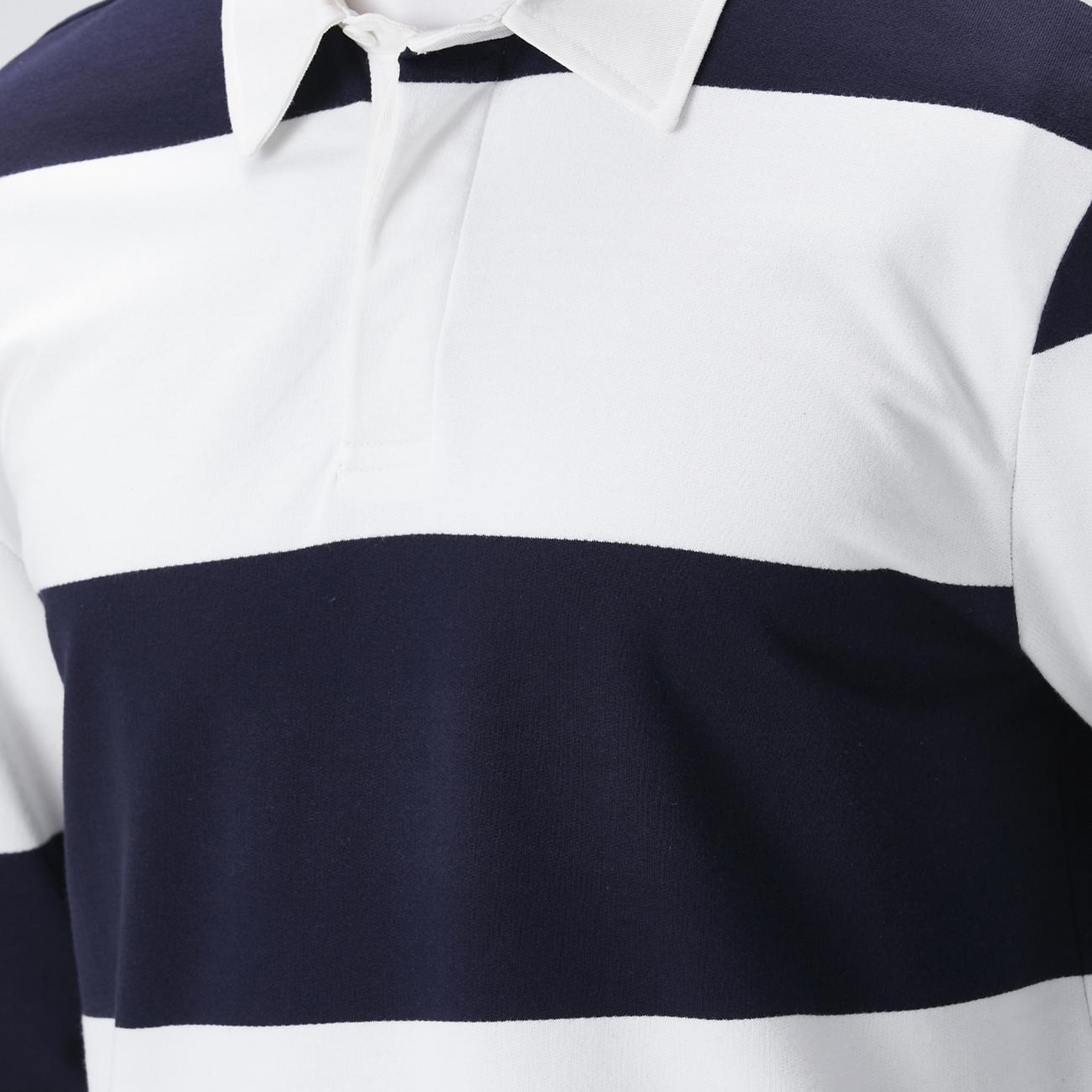 Network Erkek Lacivert Çizgili Polo Yaka T-shirt