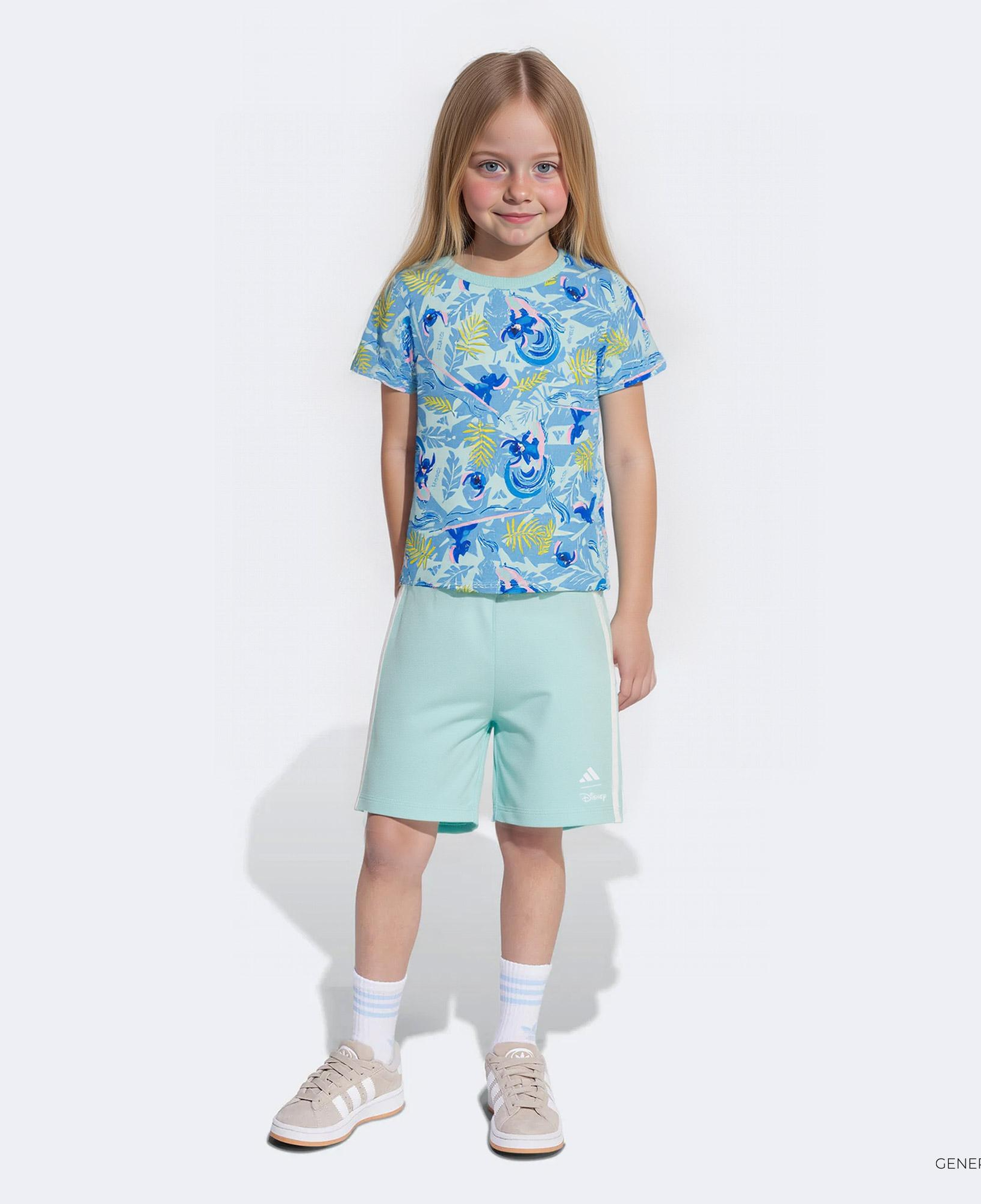adidas Sportswear Disney Lilo&Stich Çocuk Mavi Şort Takım