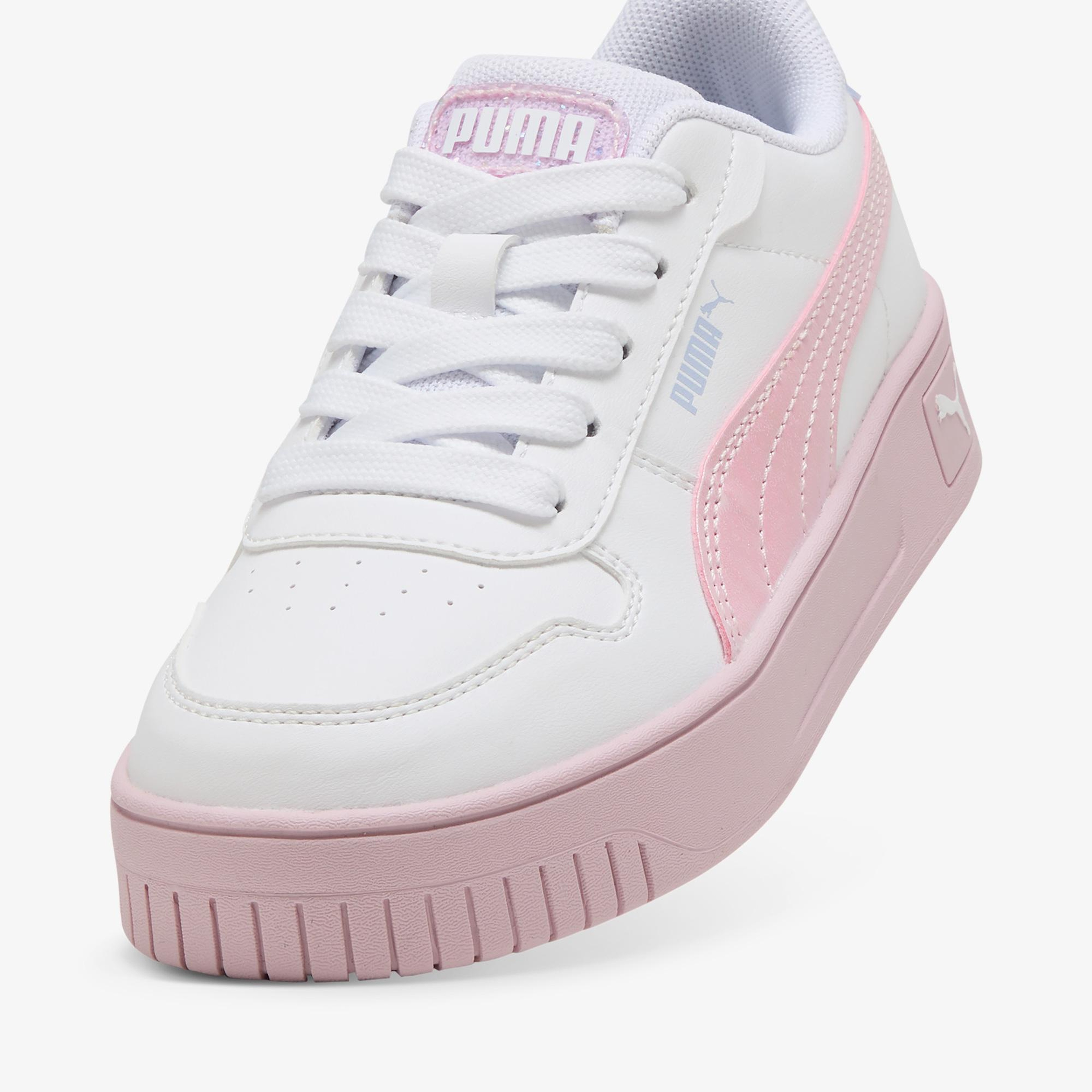 Puma Carina Street Blurry Dreams Çocuk Beyaz/Pembe Spor Ayakkabı