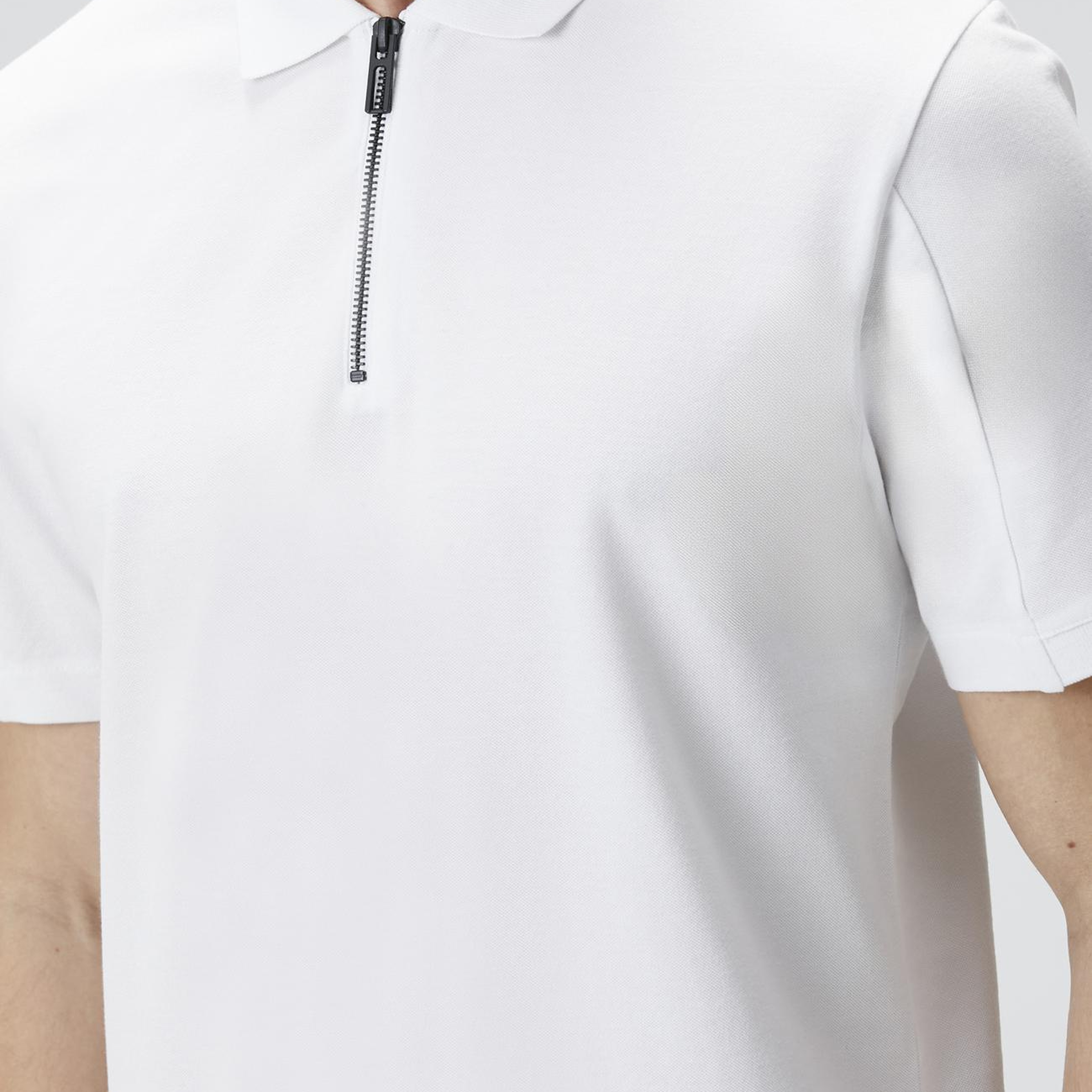 Network Erkek Siyah Polo Yaka Enjeksiyon Baskılı T-shirt